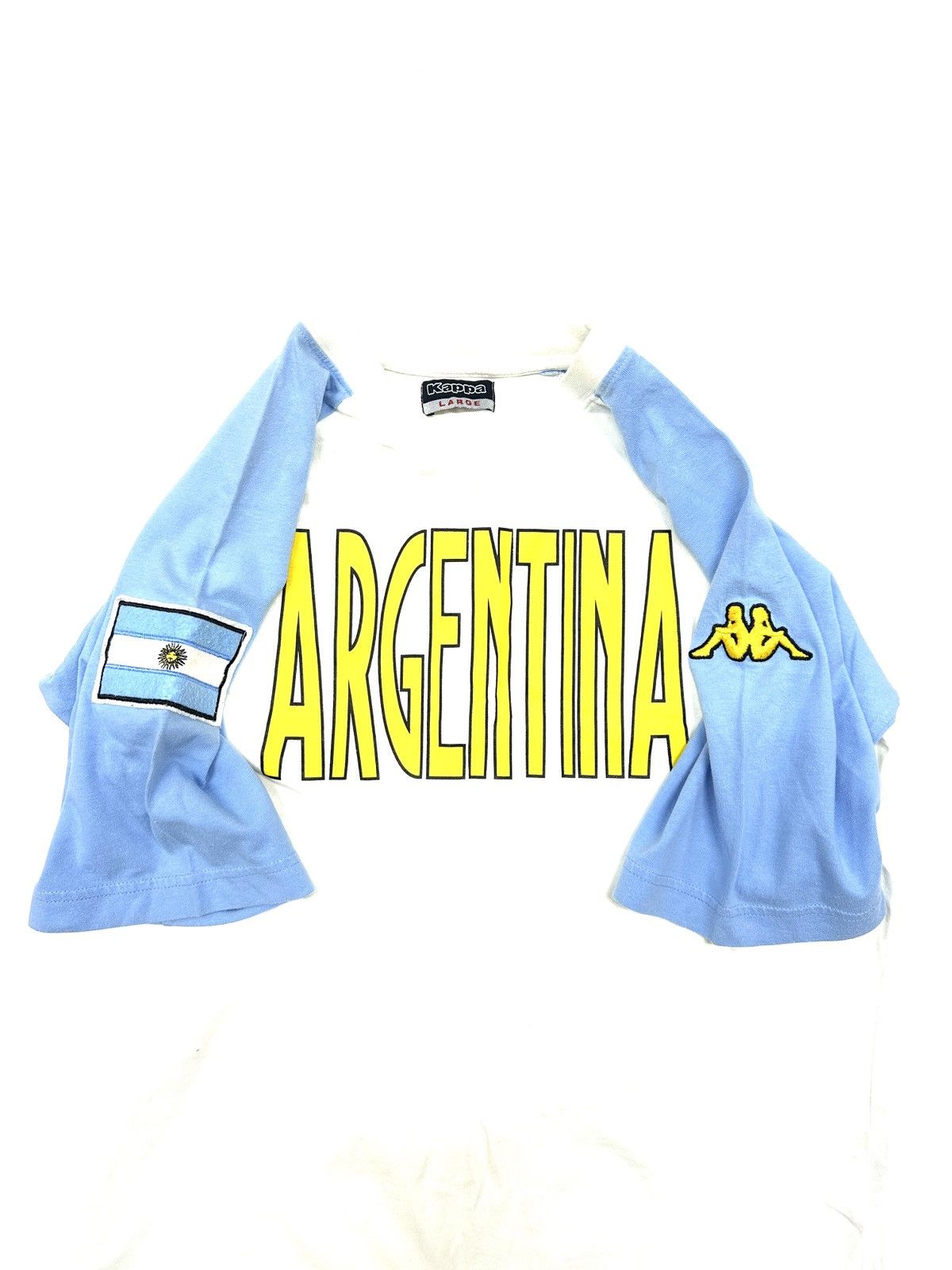 Kappa Vintage Retro 2000s Kappa Argentina Football Jersey size L Size US L / EU 52-54 / 3 - 3 Thumbnail