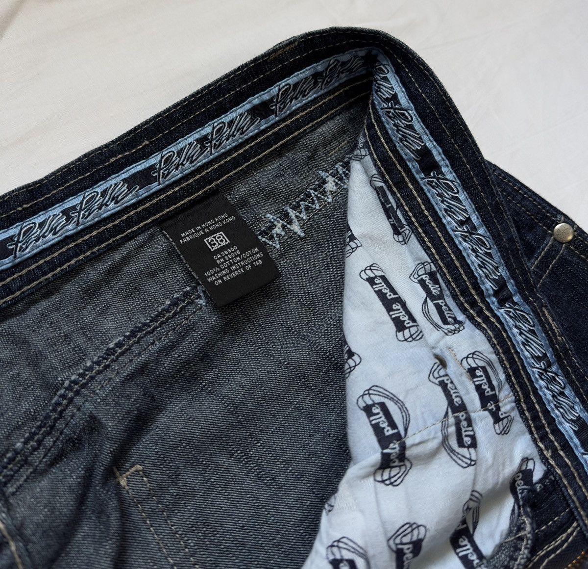 Pelle Pelle VINTAGE PELLE PELLE DENIM RAP BAGGY CARPENTER 90S RARE JEANS Size US 38 / EU 54 - 12 Thumbnail