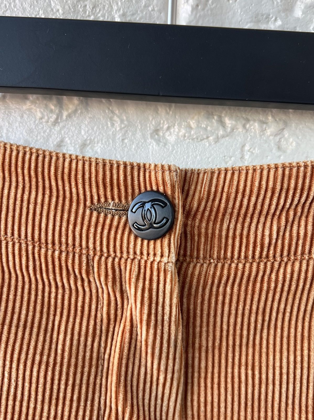 Chanel Chanel Corduroy Cotton / Cashmere Zip Pants Size 24" / US 00 / IT 34 - 3 Thumbnail