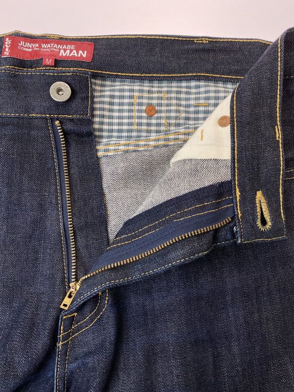 Junya Watanabe Denim Back Pocket Design Pants Indigo Size US 35 - 3 Thumbnail
