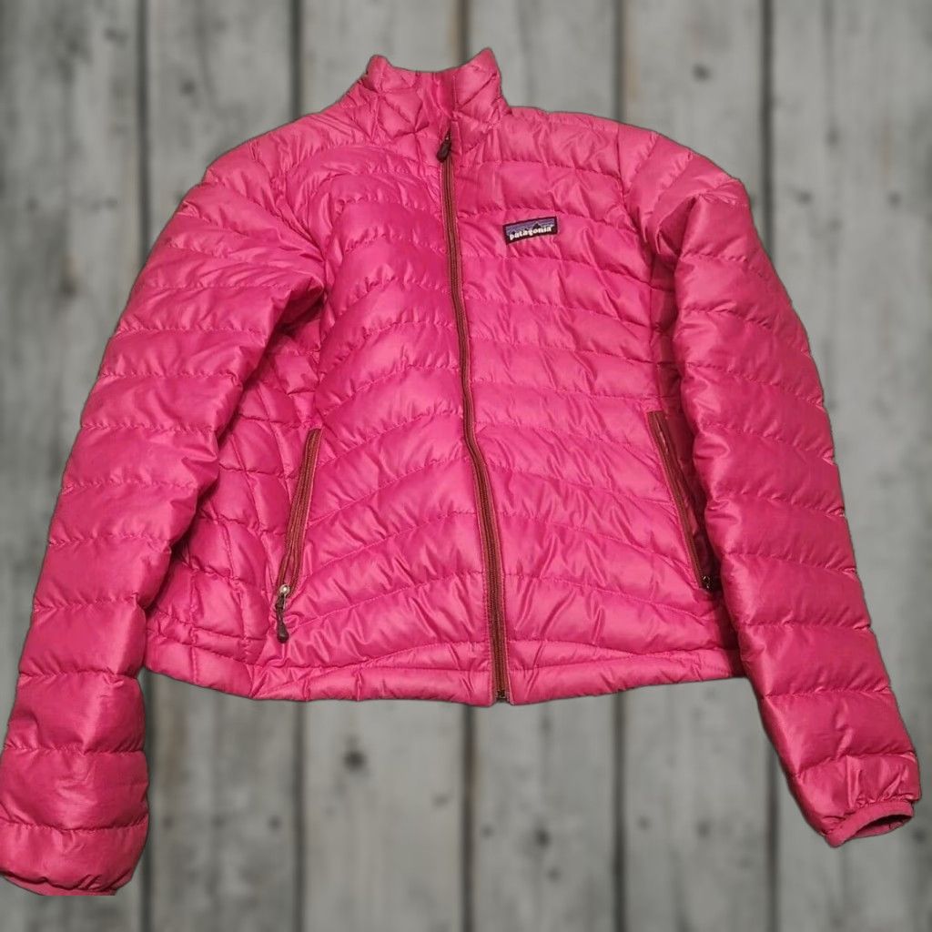Patagonia Patagonia Down Puffer Packable Jacket Women's Coat Pink Full Zip XS Jacket Size XS / US 0-2 / IT 36-38 - 1 Thumbnail