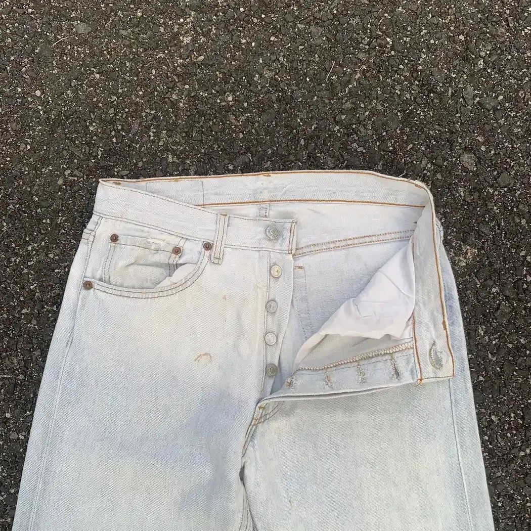 Levi's W29 L32 🔥 Vintage Levi’s 501 Rusty Dirty Levis Jeans Pants Size US 29 - 9 Thumbnail