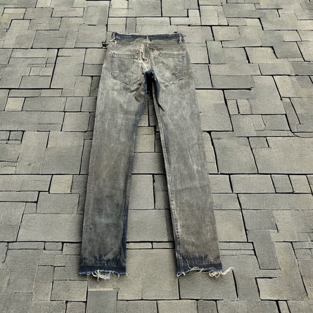 Rick Owens FW09 Rick Owens Hogwash Detroit Cut Denim Size US 30 / EU 46 - 2 Thumbnail