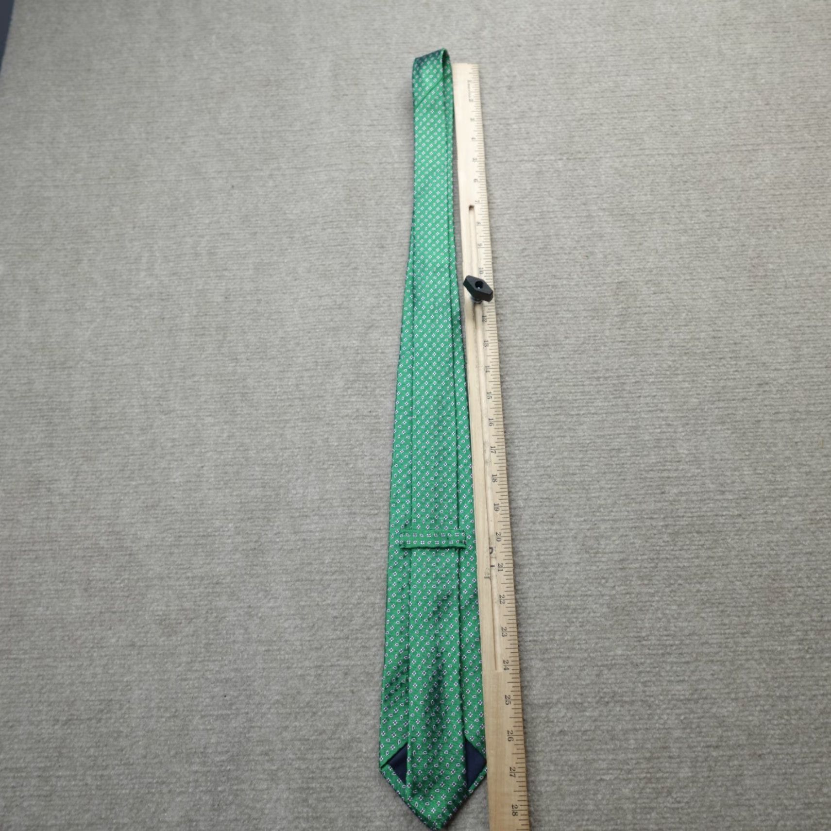 Polo Ralph Lauren VINTAGE Polo Ralph Lauren Tie Green Macclesfield Floral Embroidered Made in USA Size US M / EU 48-50 / 2 - 3 Thumbnail