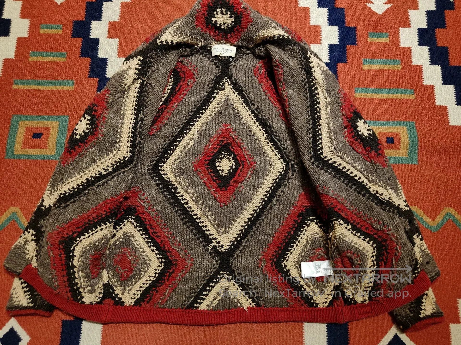 RRL Ralph Lauren Polo Ralph Lauren Navajo Zip-Up Sweater. Size US M / EU 48-50 / 2 - 4 Thumbnail