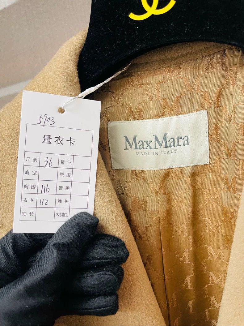 Max Mara Max Mara 101801 Camel Cashmere Coat Size M / US 6-8 / IT 42-44 - 2 Thumbnail