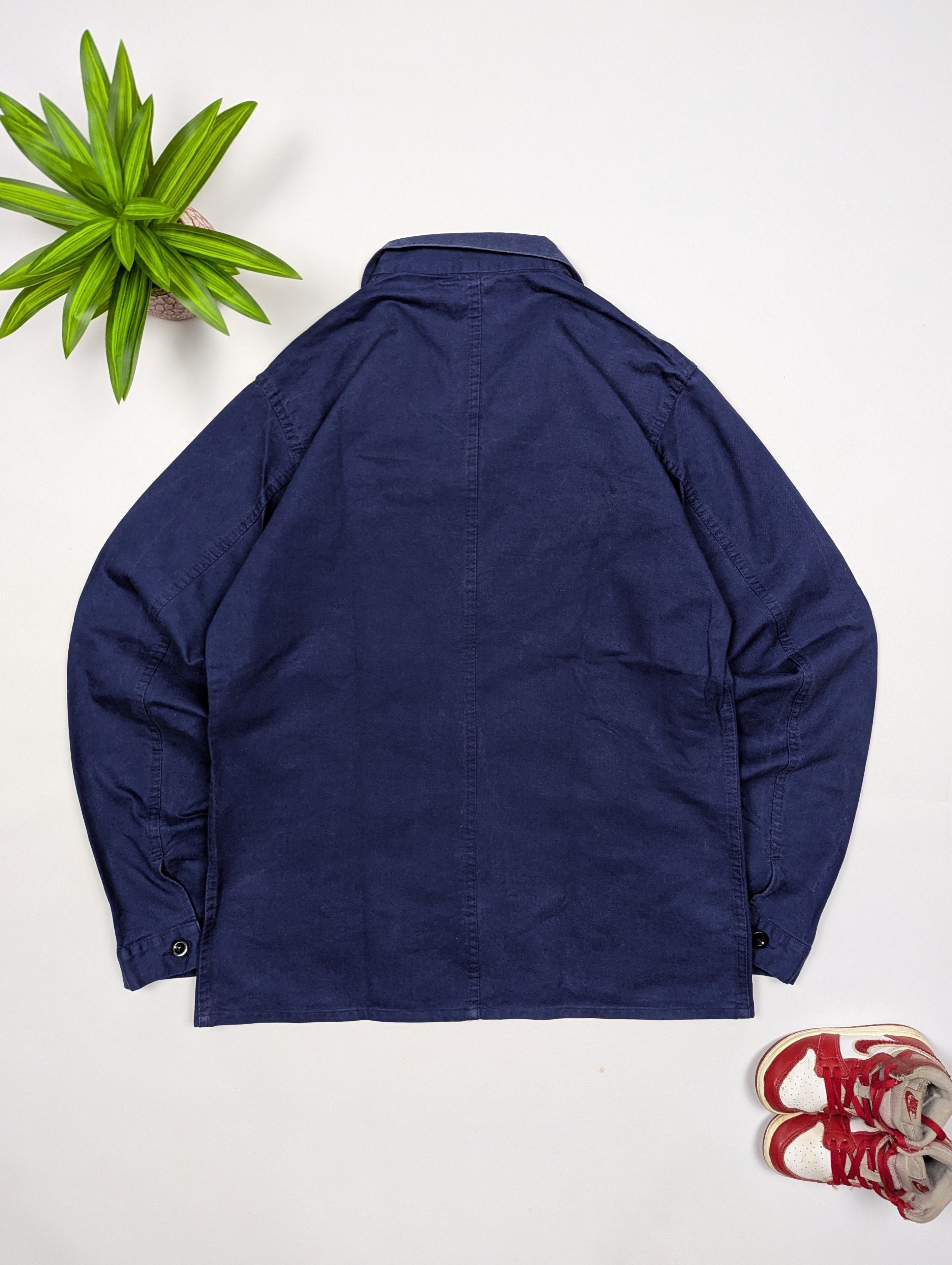 Vintage Vintage Marsum French Work Jacket M Navy Heavy Cotton Size US M / EU 48-50 / 2 - 6 Thumbnail