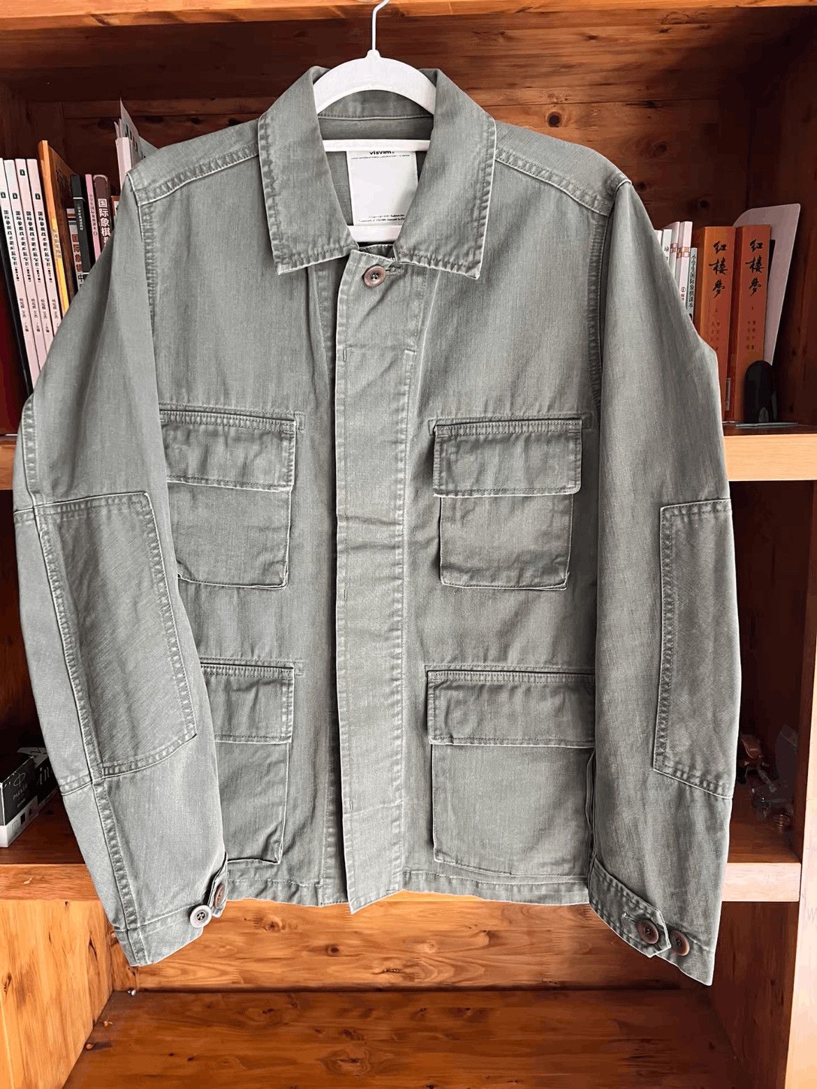 Visvim Sz 1 Visvim 15SS Light Wash Military Jacket Size US S / EU 44-46 / 1 - 1 Thumbnail