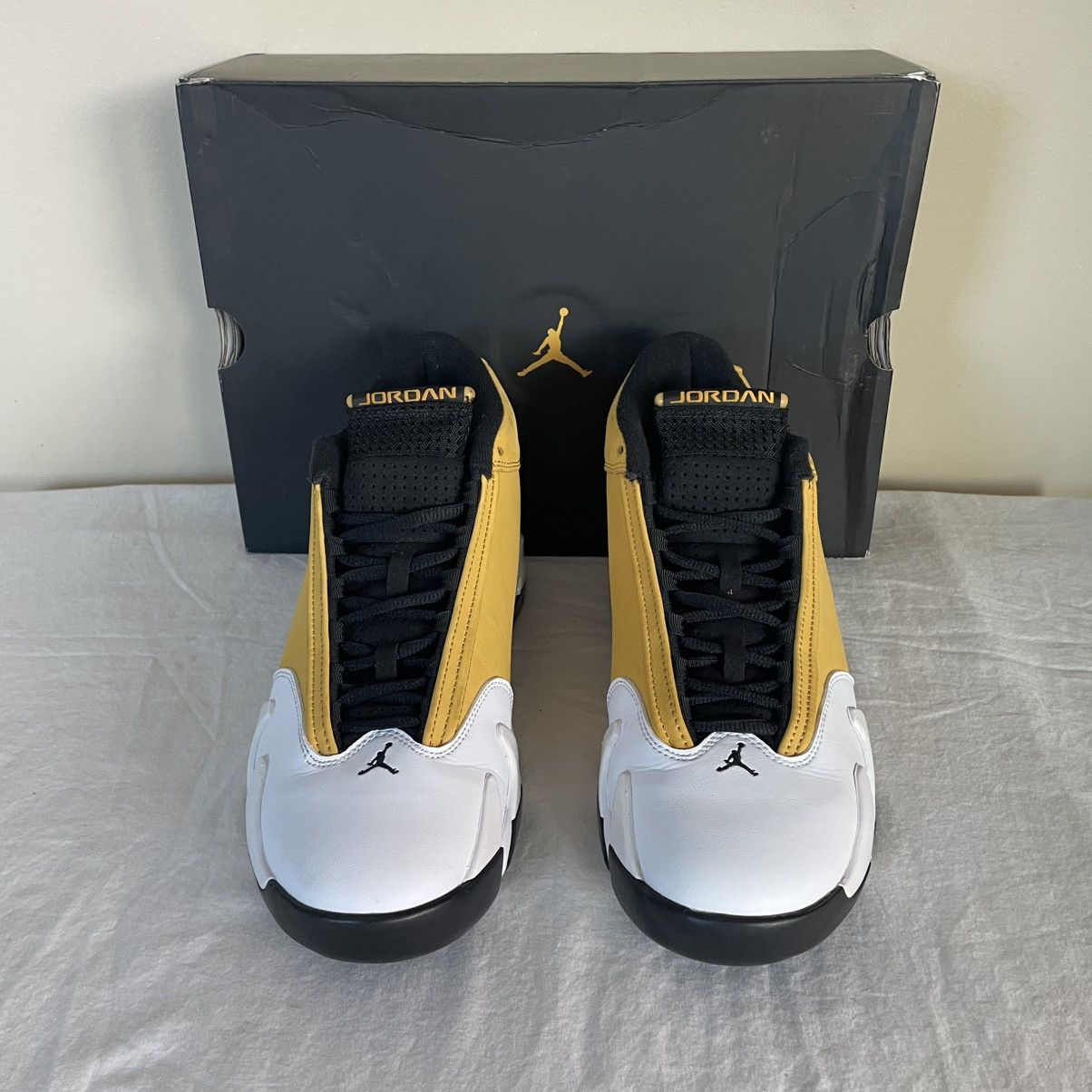 Jordan Brand × Nike Nike Air Jordan 14 Retro Light Ginger Mens US Size 10 Size US 10 / EU 43 - 3 Thumbnail