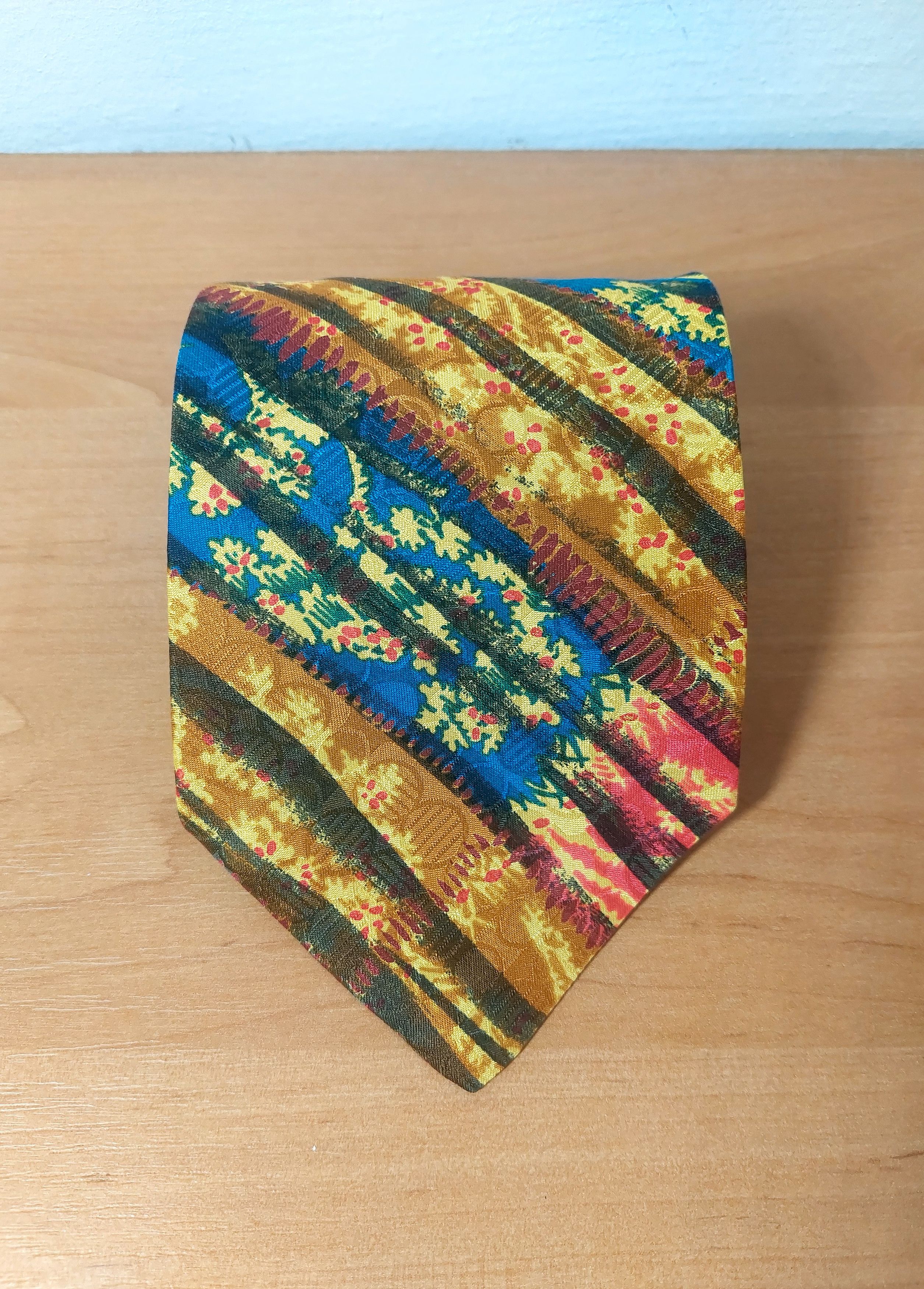 Santostefano Santostefano Italo Ferretti Silk Tie Multicolor Pattern Size ONE SIZE - 11 Thumbnail