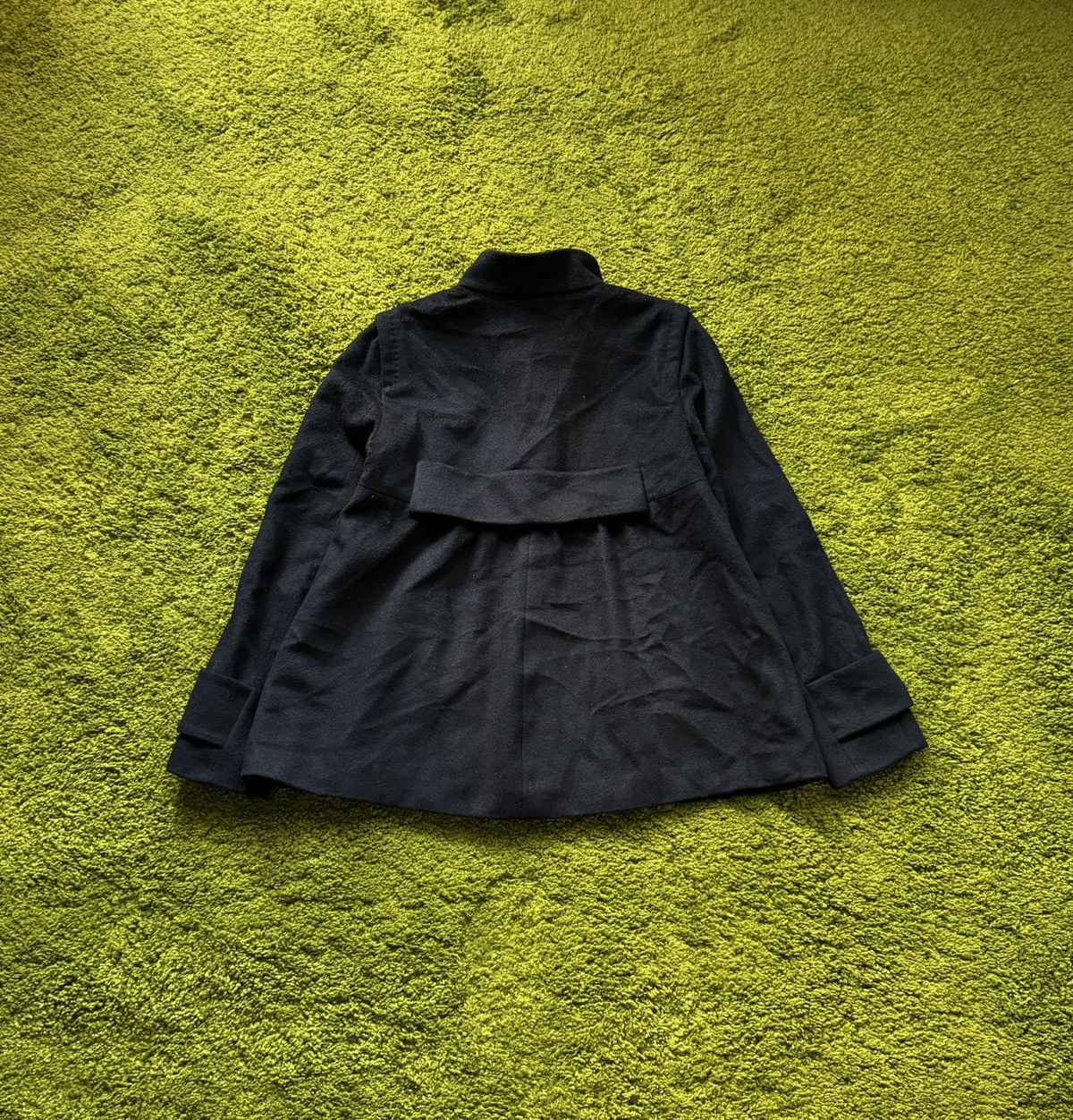 Max Mara × Weekend Max Mara Max Mara studio 100% wool cropped coat jacket Size L / US 10 / IT 46 - 4 Thumbnail