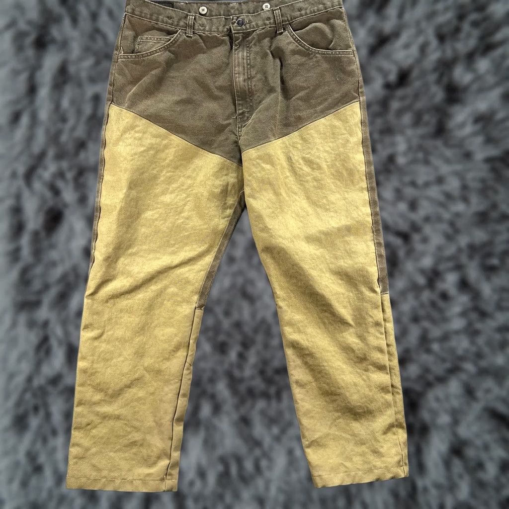 Wrangler VINTAGE Wrangler ProGear Pants Mens 40x30 Brown Tan Double Front Hunting Workwear PG101NB Size US 40 / EU 56 - 1 Thumbnail