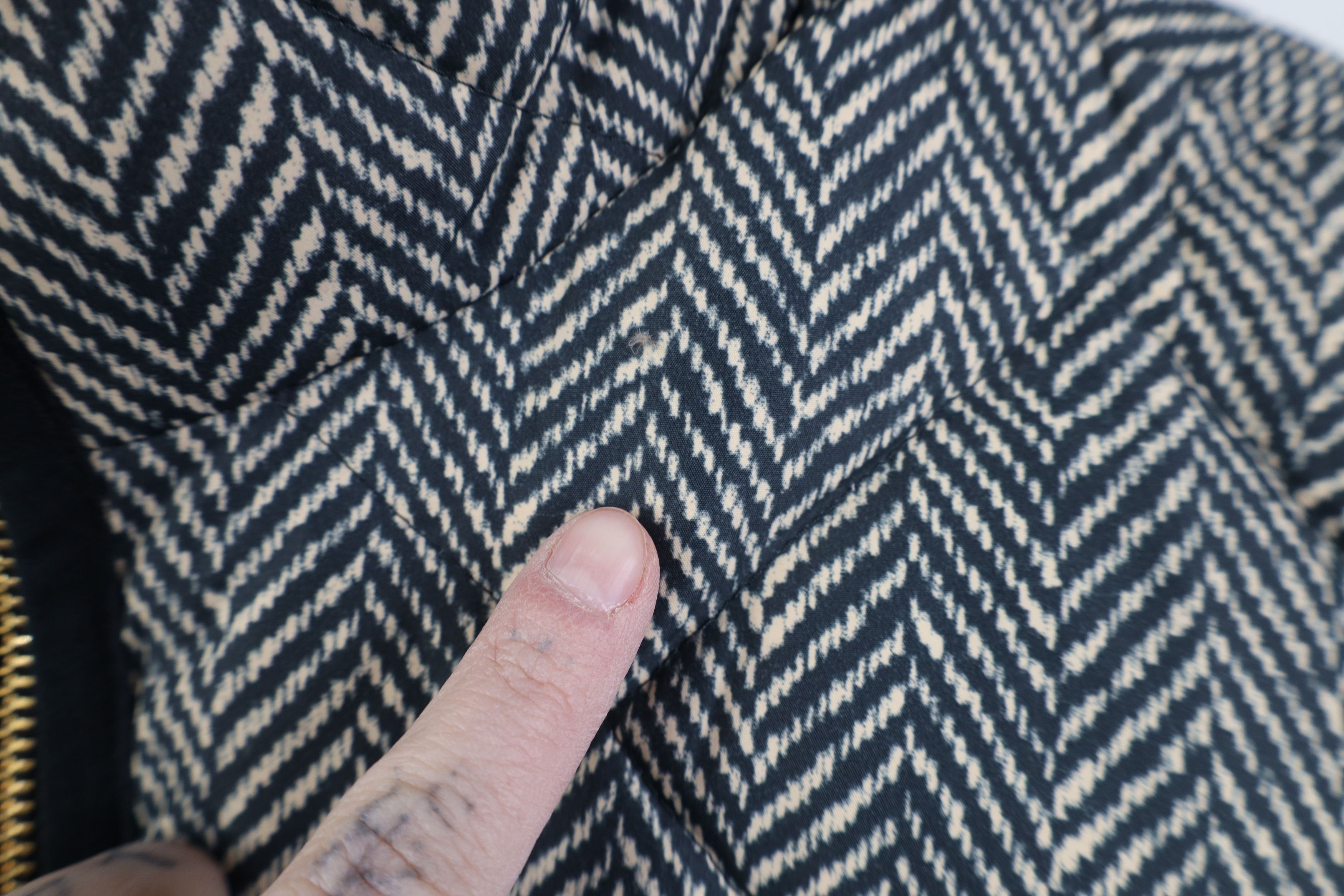 J.Crew J Crew Insulated Herringbone Full Zip Puffer Vest Jacket Size M / US 6-8 / IT 42-44 - 4 Thumbnail