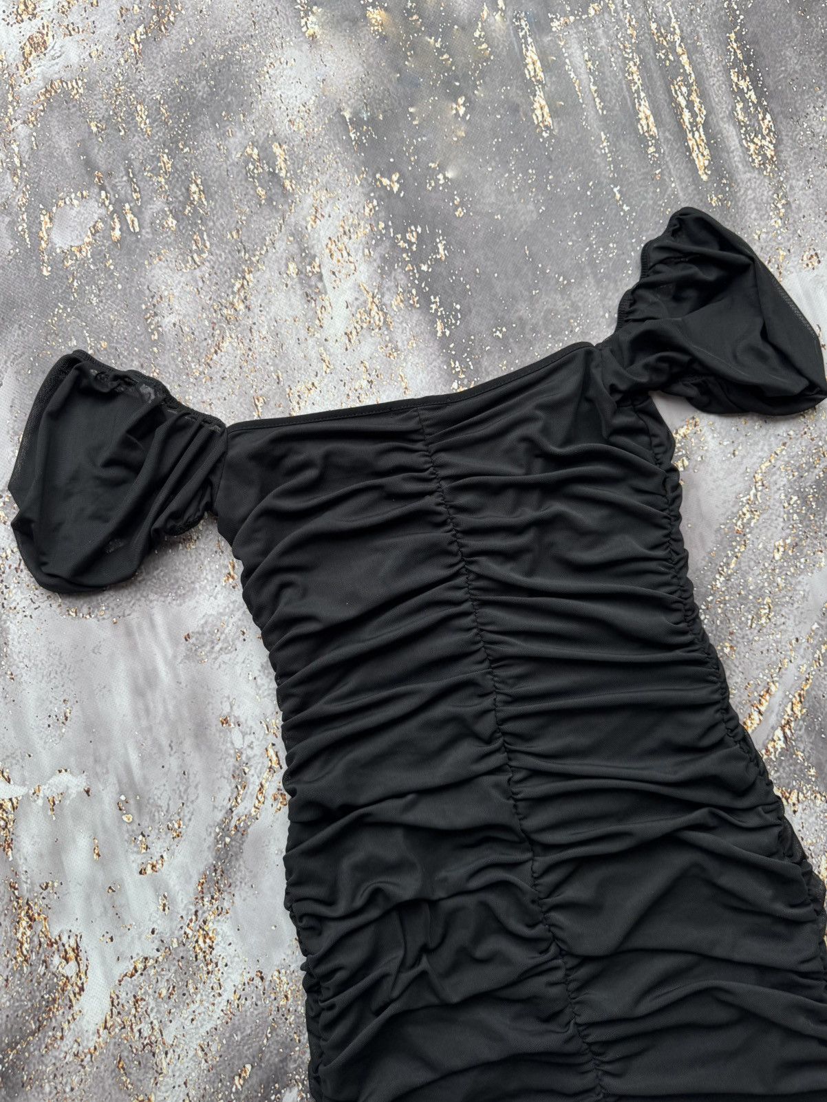 Vintage Vintage Mesh Lush Mini Dress Size S / US 4 / IT 40 - 7 Thumbnail