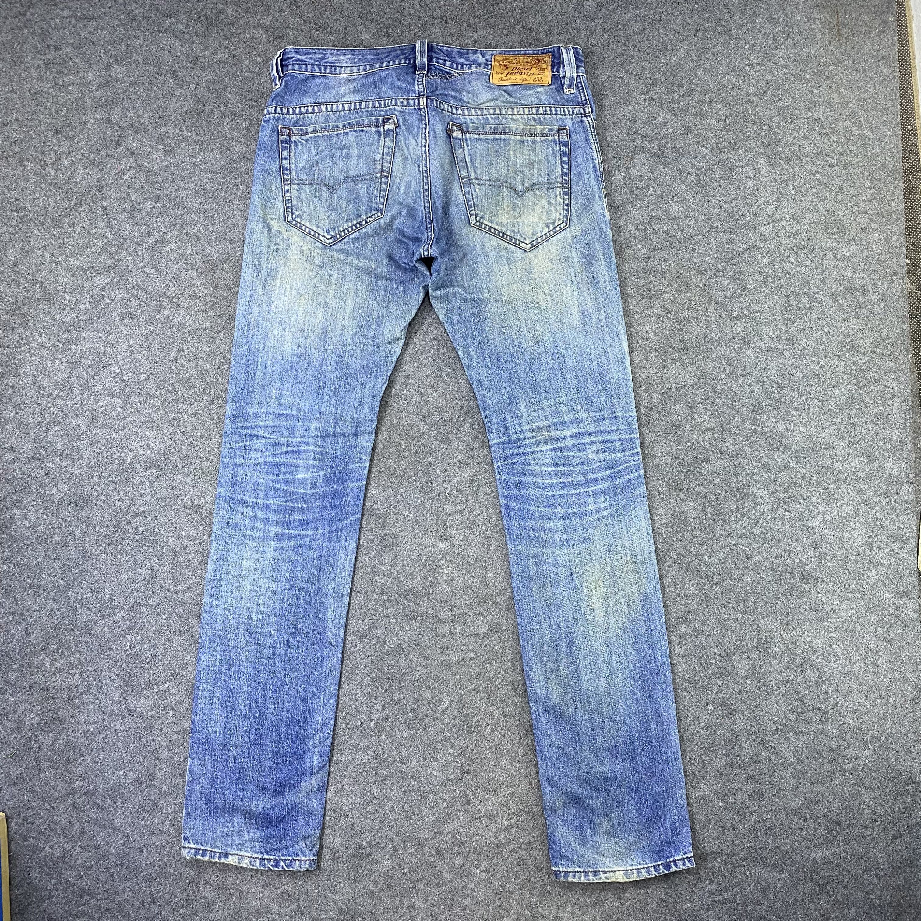 Diesel × If Six Was Nine Diesel Distressed Blue Wash Jeans-J1173 Size US 35 - 3 Thumbnail