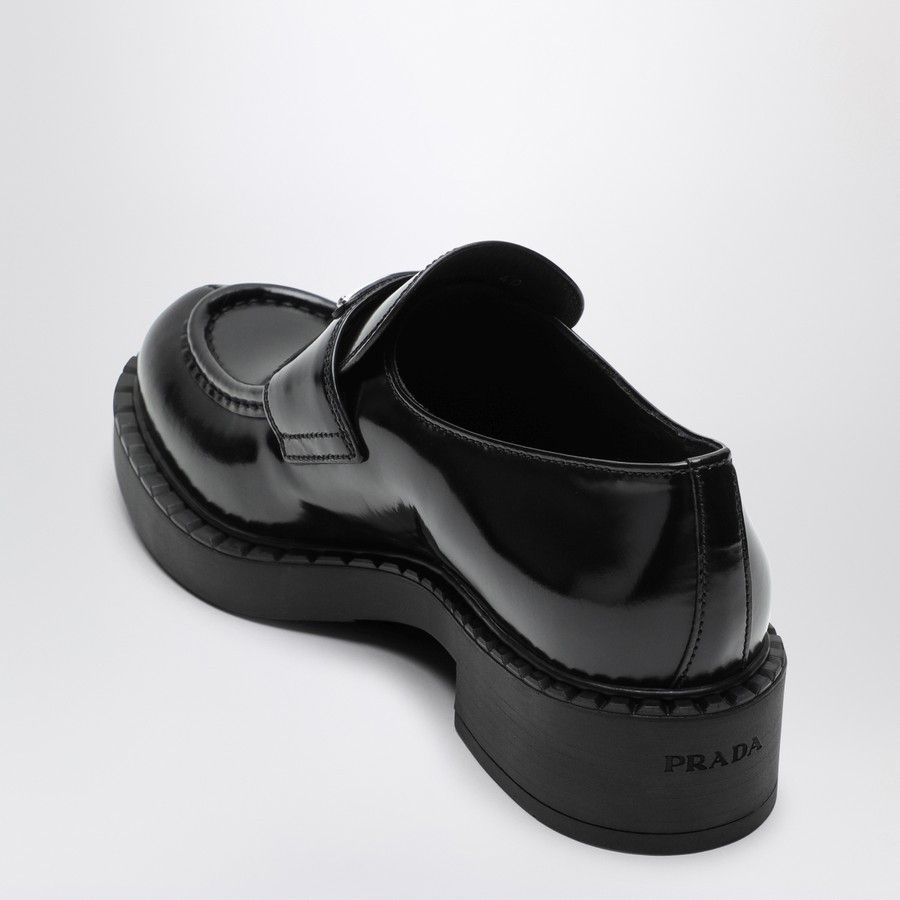 Prada o1d2blof0924 Leather Moccasin in Black Size US 9 / IT 39 - 4 Thumbnail