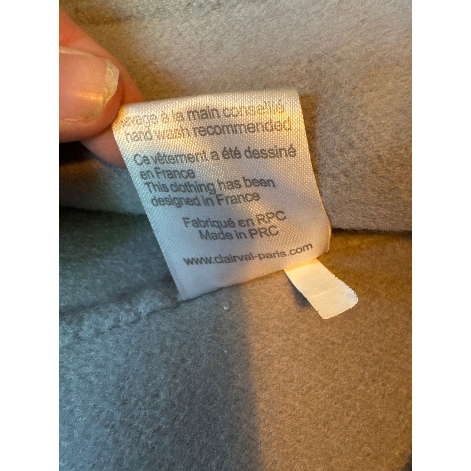 Other CLAIRVAL Paris Wool Blend Single Button Overcoat Gray Size S / US 4 / IT 40 - 4 Thumbnail