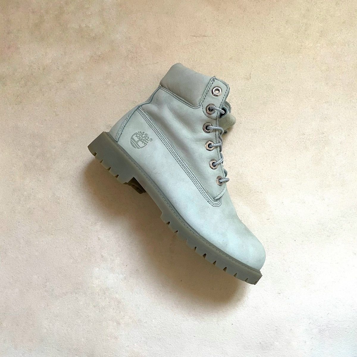 Timberland × Vintage BABY BLUE TIMBERLAND BOOTS Size US 5 / EU 37 - 4 Thumbnail