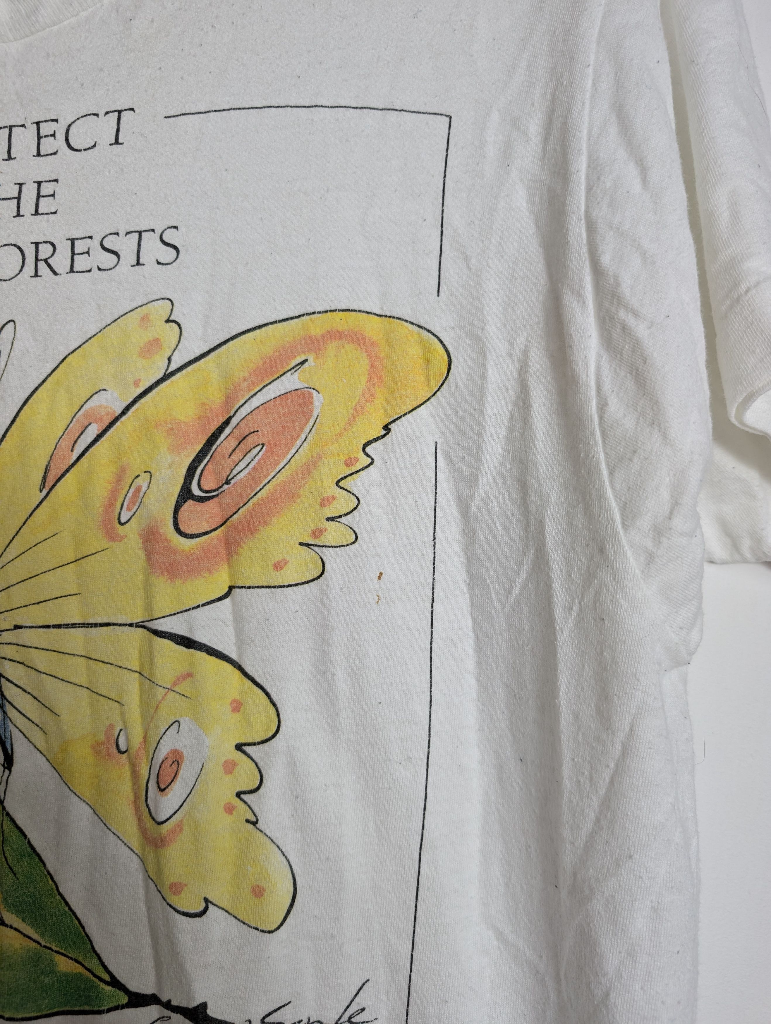 Vintage Vintage 90s Rainforest T-Shirt Screen Stars Single Stitch Size US S / EU 44-46 / 1 - 6 Thumbnail