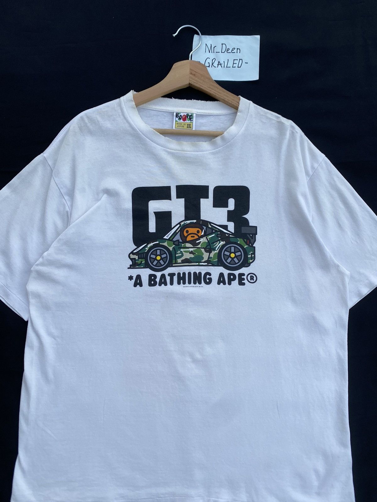 Bape Rare A Bathing Ape x Ferrari 458 Italia GT3 Camo Tshirt Size US XXL / EU 58 / 5 - 5 Thumbnail