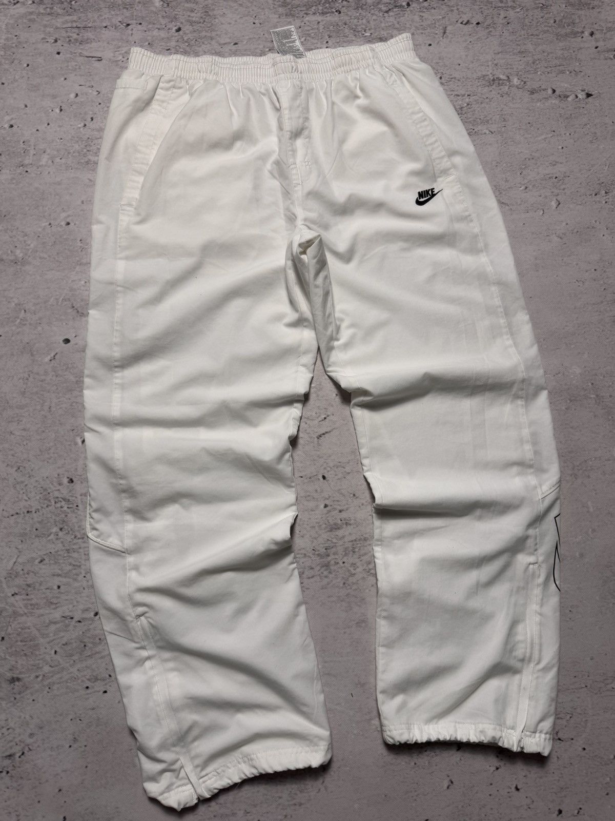 Nike × Vintage NIKE VINTAGE BASIC LOGO OVERSIZE BAGGY PANTS Size US 34 / EU 50 - 2 Thumbnail