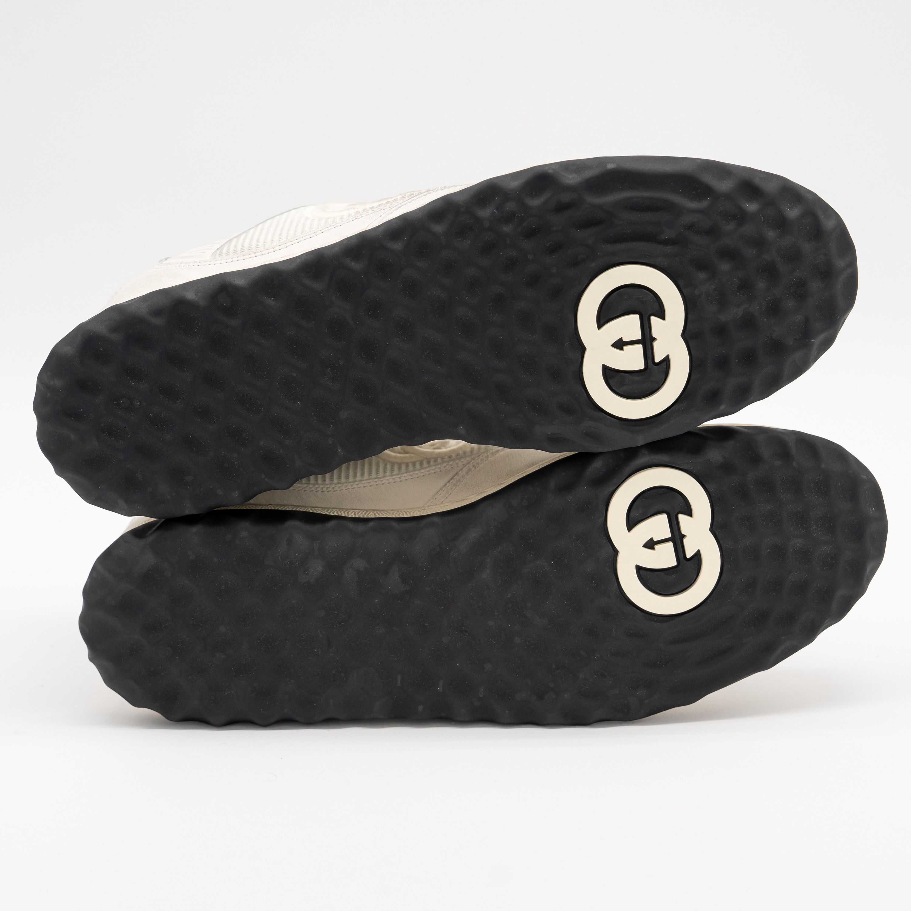 Gucci Gucci MAC80 Sneakers Off White Black GG Leather Size US 13 / EU 46 - 6 Thumbnail