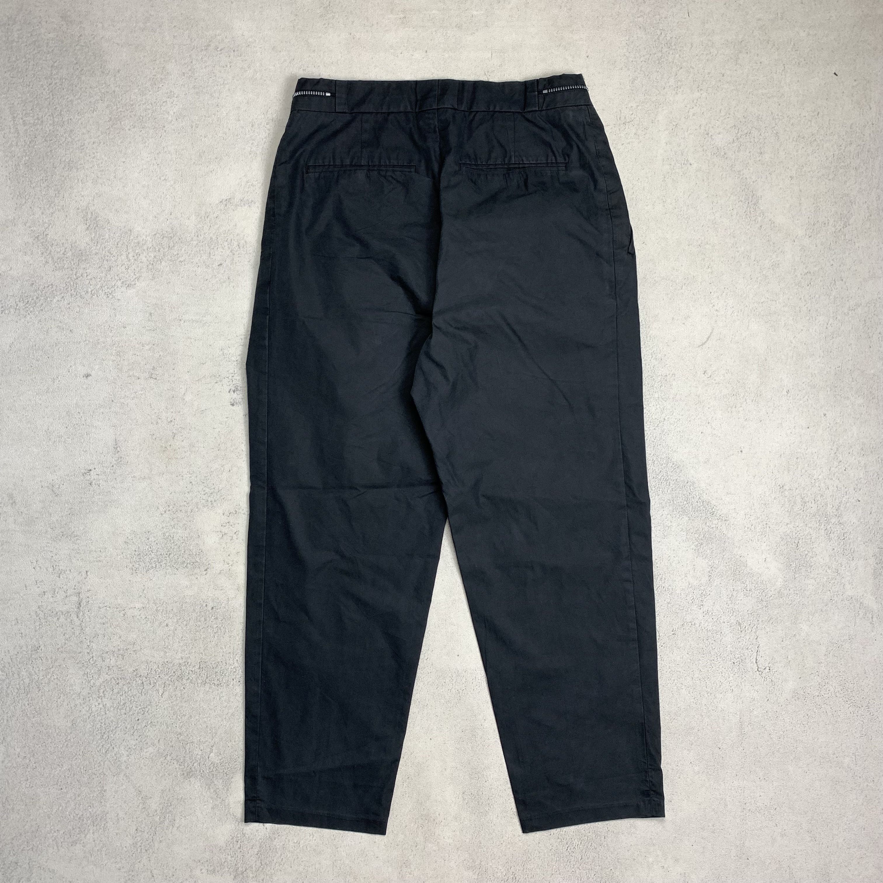 Juun.J Juun.J Adjustable Waist Ankle Pants Size US 31 - 2 Thumbnail