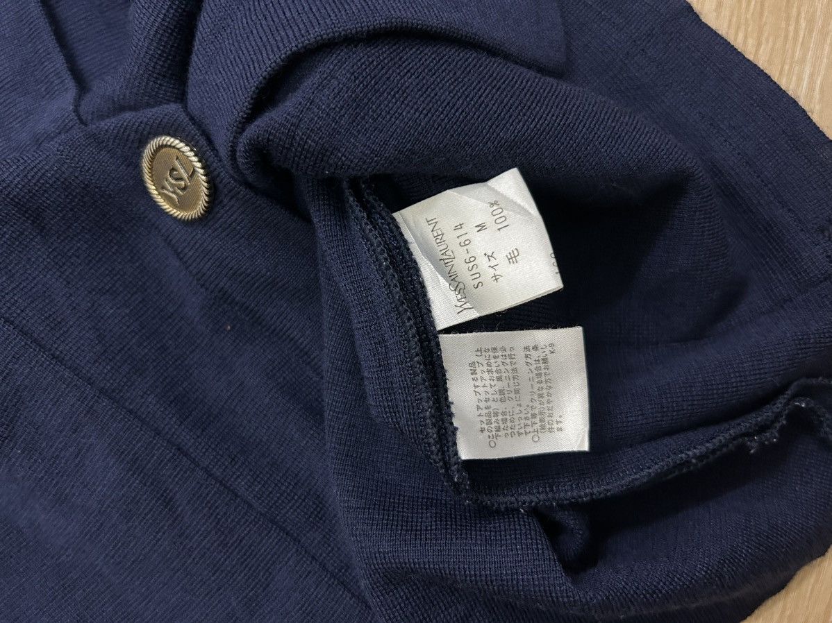 Vintage × Yves Saint Laurent Vintage Yves Saint Laurent big button logo Size M / US 6-8 / IT 42-44 - 9 Thumbnail