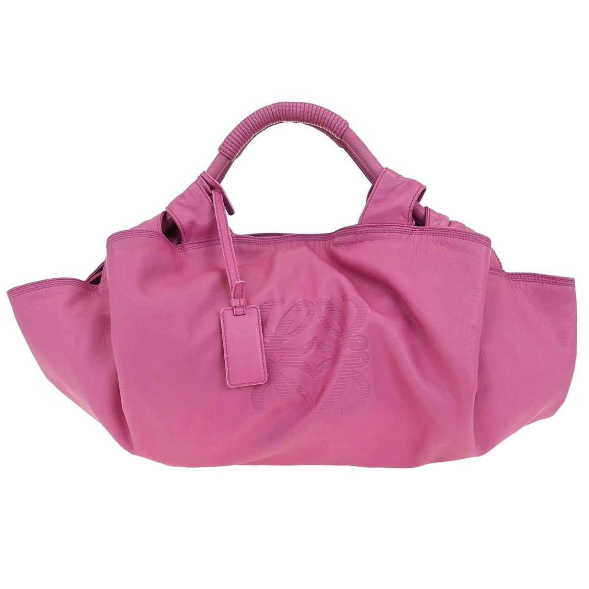 Loewe Loewe Anagram Logo Nappa Aire Hand Bag Leather Size ONE SIZE - 1 Thumbnail