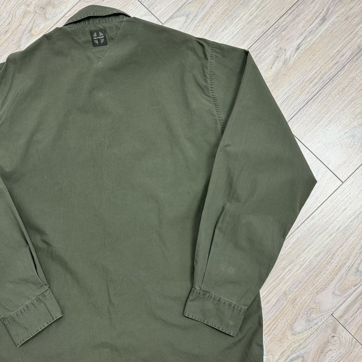 Polo Ralph Lauren Vintage Tommy Hilfiger Y2K Military Tactical Olive Shirt Size US M / EU 48-50 / 2 - 14 Thumbnail