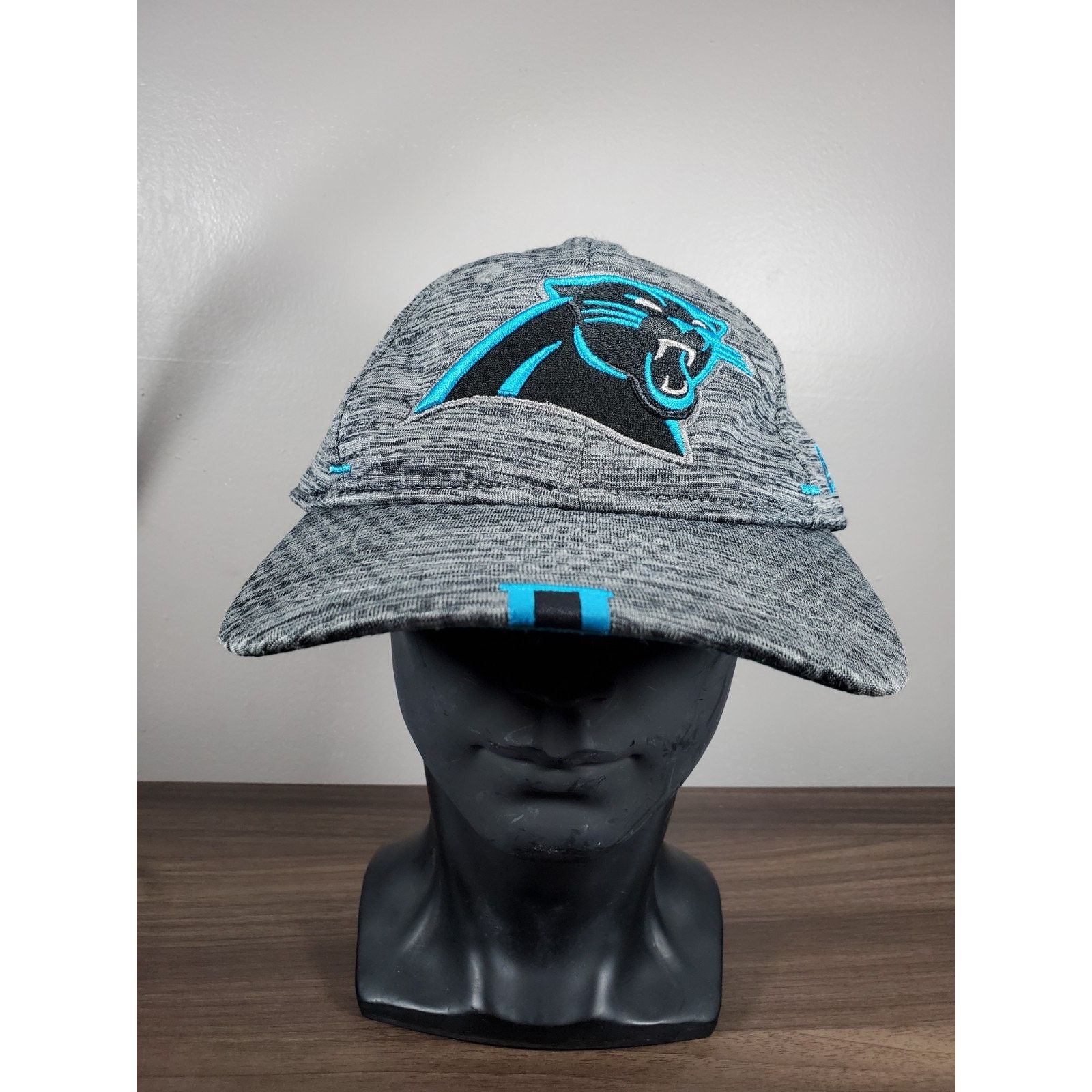 NFL × New Era Carolina Panthers 9Twenty Hat Heather Gray Adjustable Cap Size ONE SIZE - 3 Thumbnail