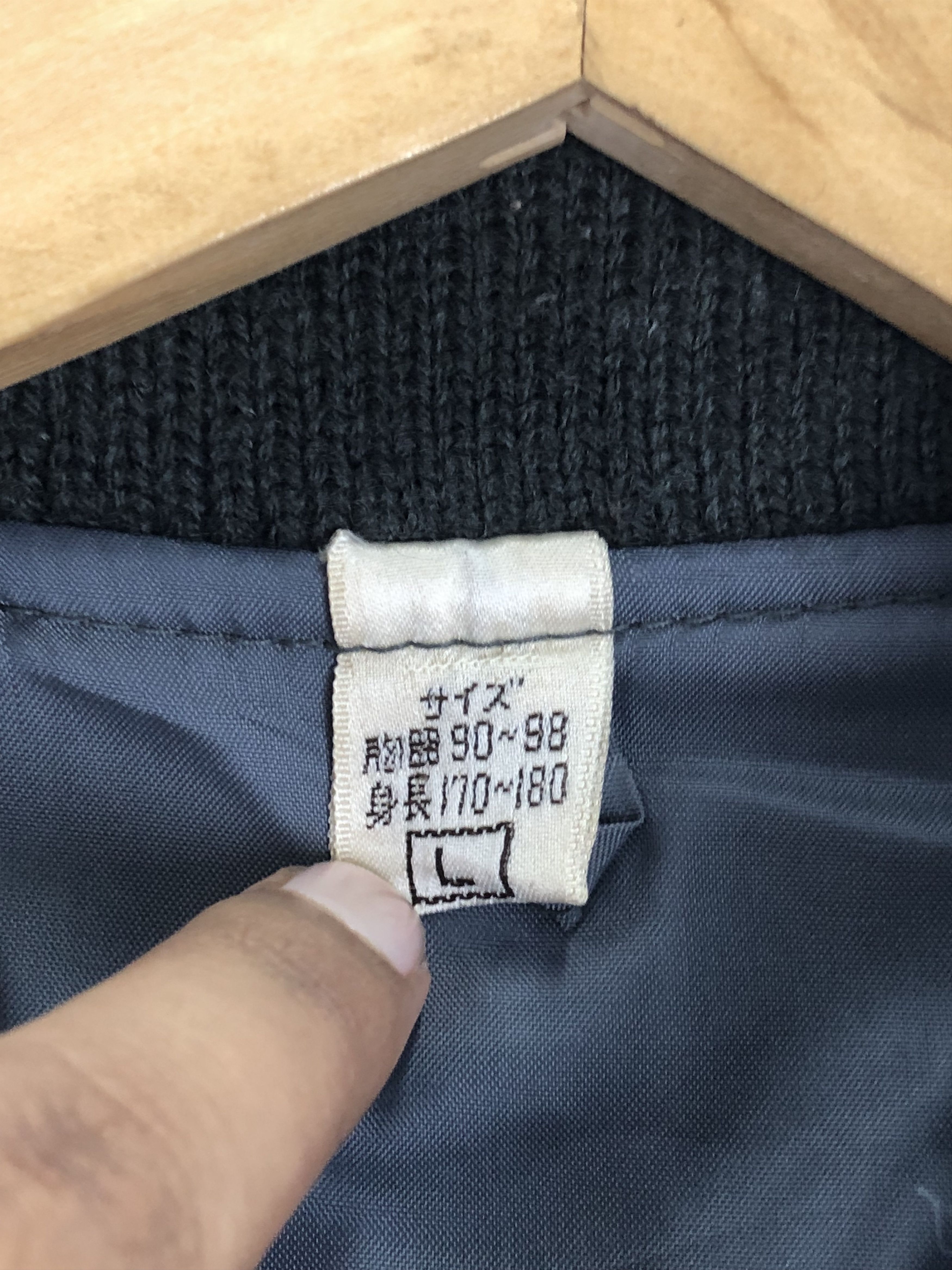 Japanese Brand Vintage 90s Japanese Brand Wool Varsity Jacket V0414 Size US L / EU 52-54 / 3 - 8 Thumbnail