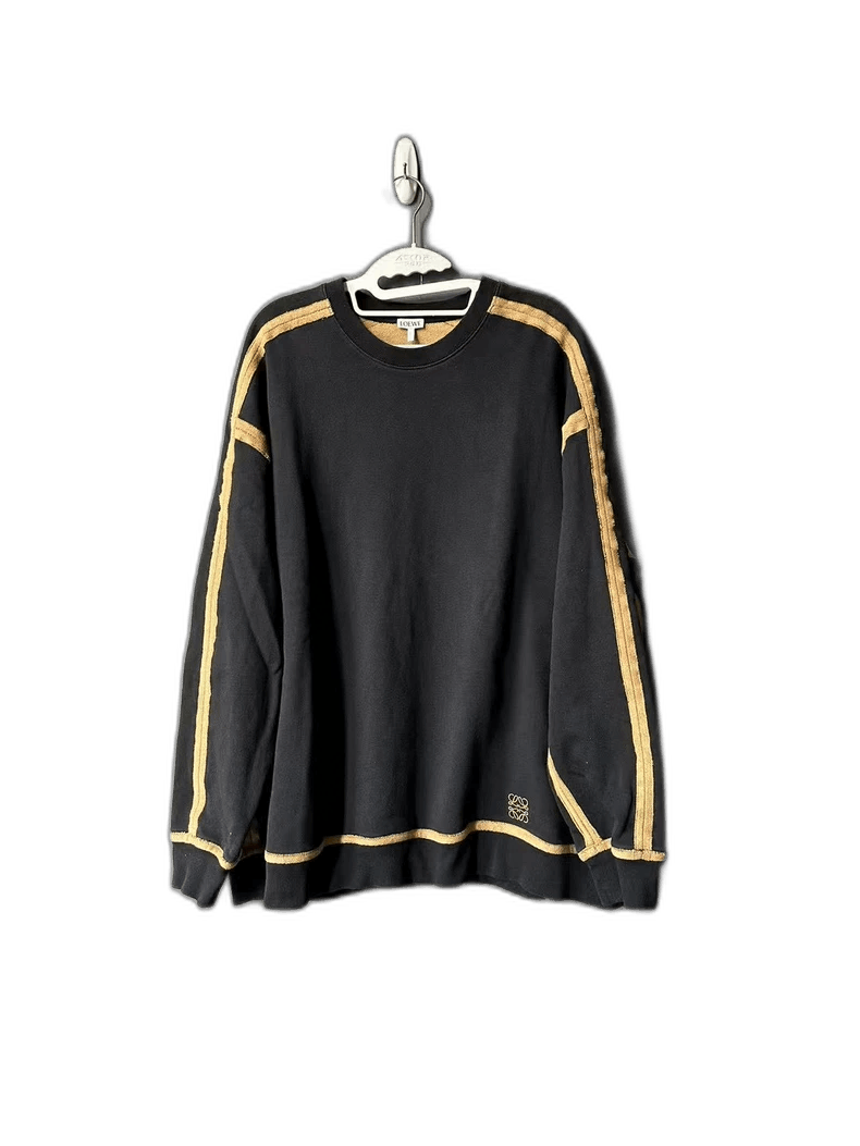 ロエベ　LOEWE Embroidered Sweatshirt LOEWE Embroidered Logo Sweatshirt | Black | FARFETCH