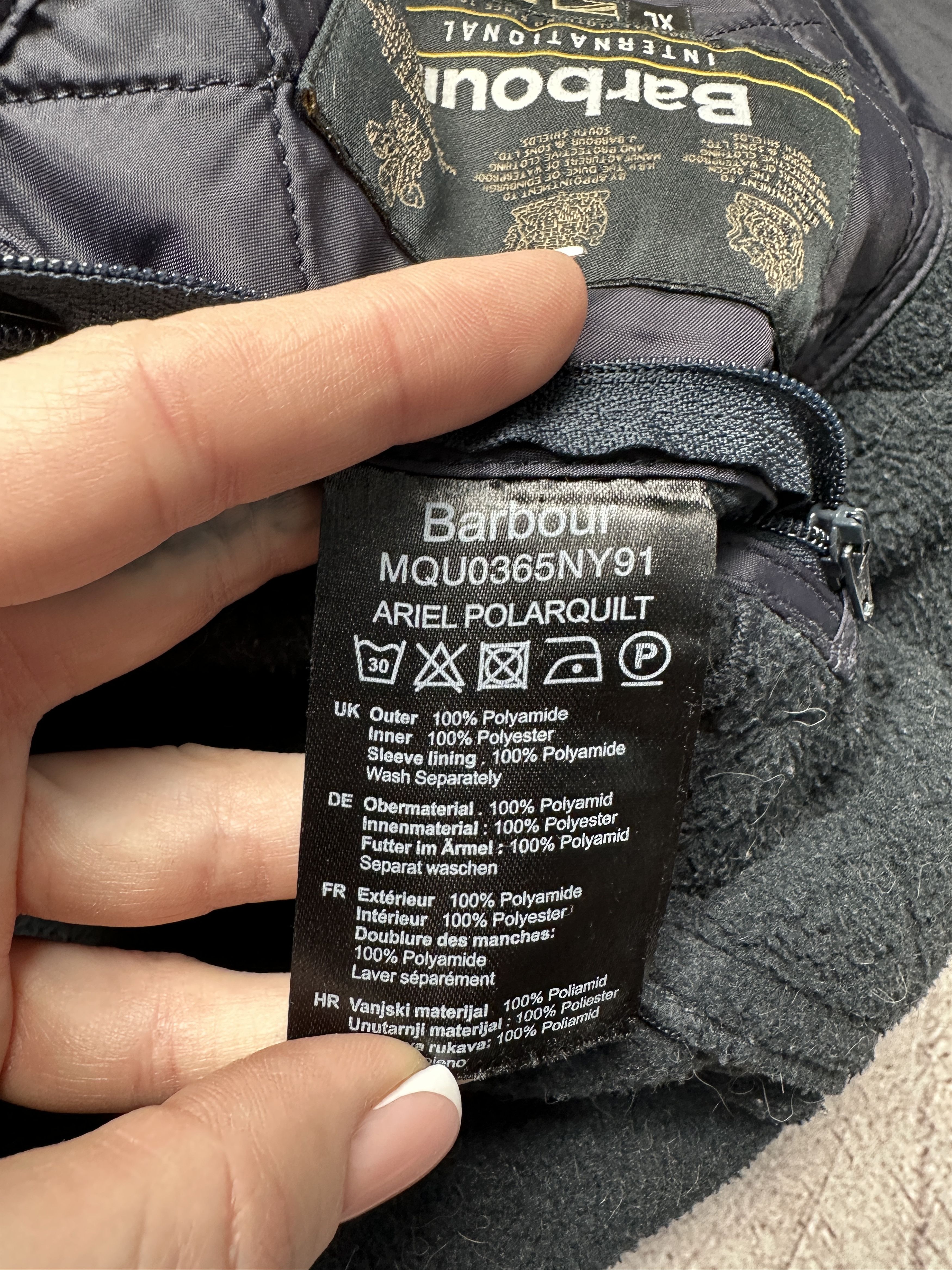 Barbour Barbour International Mens Ariel Polarquilt Quilted Jacket Size US XL / EU 56 / 4 - 7 Thumbnail