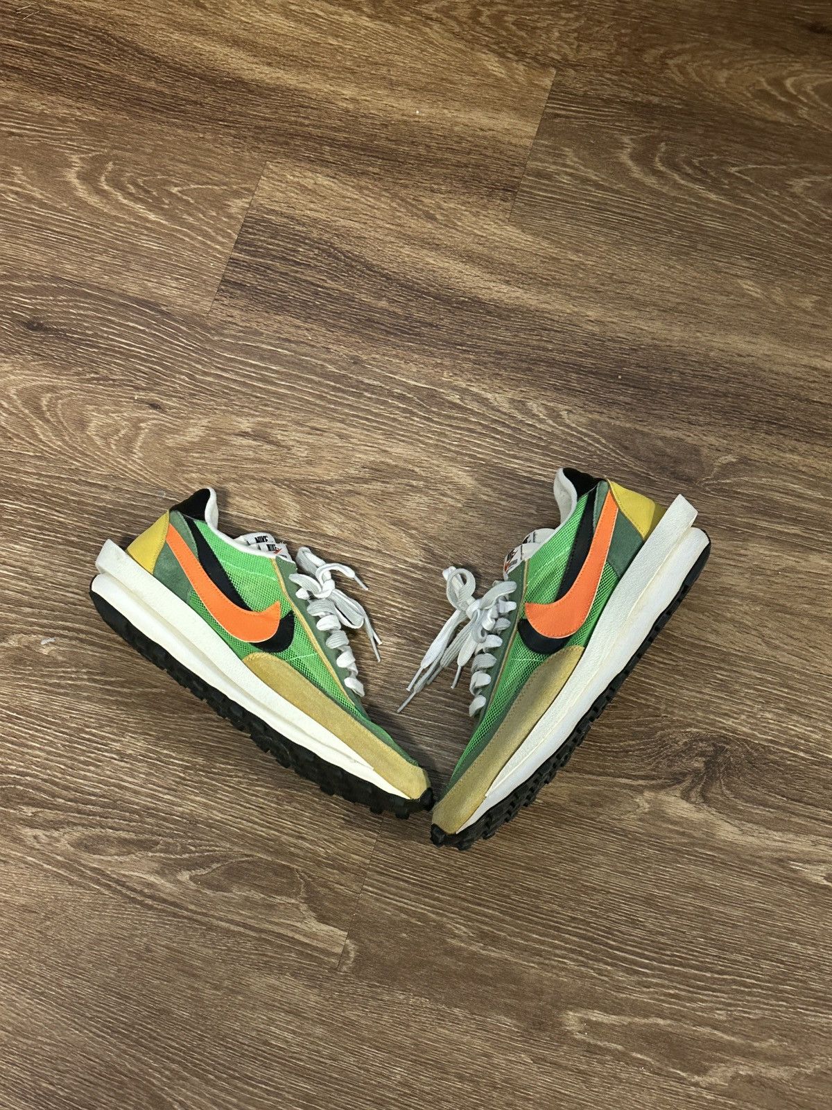 Nike × Sacai Nike Sacai LDV Waffle Green Gusto Size US 10 / EU 43 - 4 Thumbnail