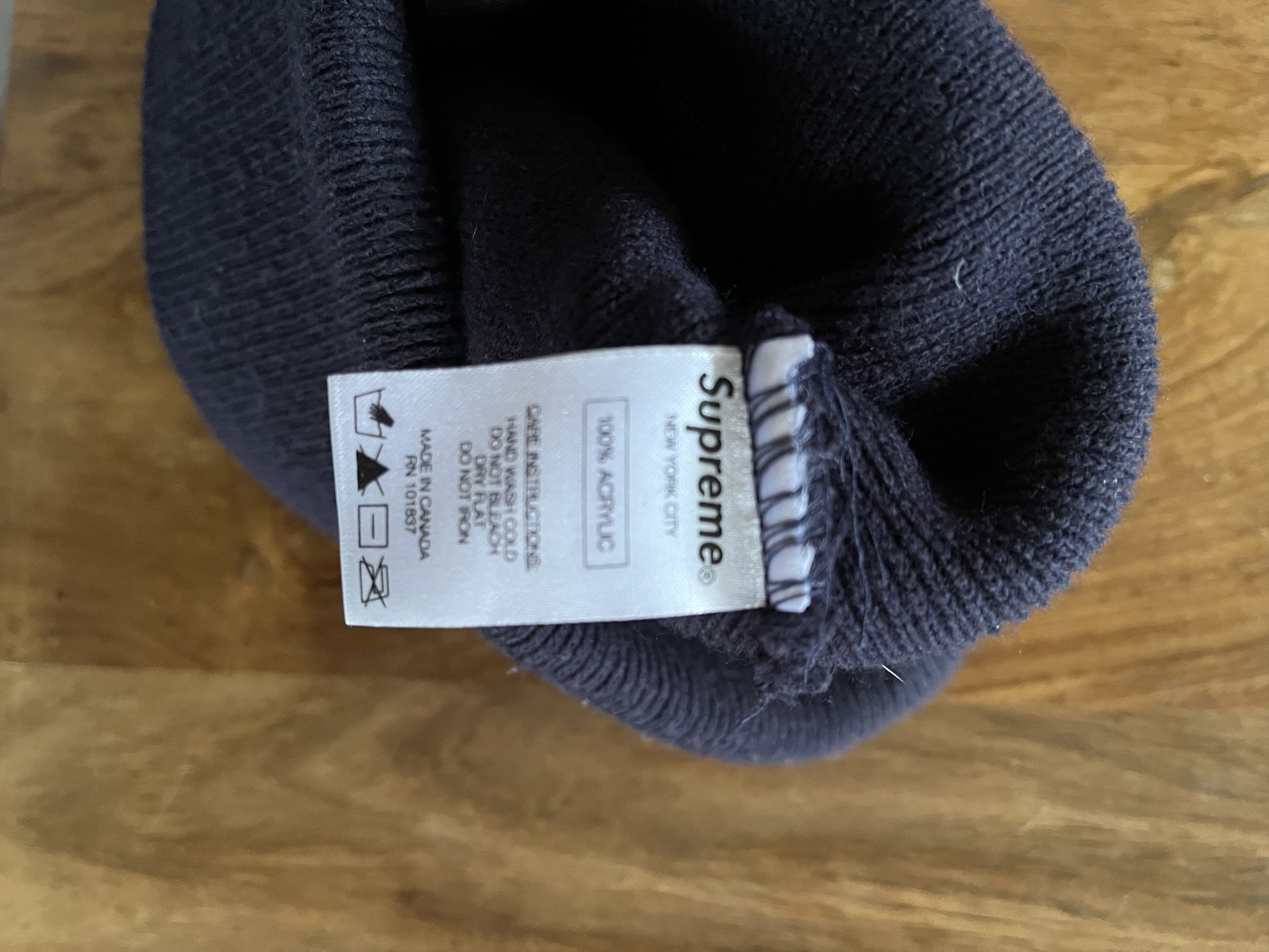 Supreme Supreme Logo Beanie Size ONE SIZE - 2 Thumbnail