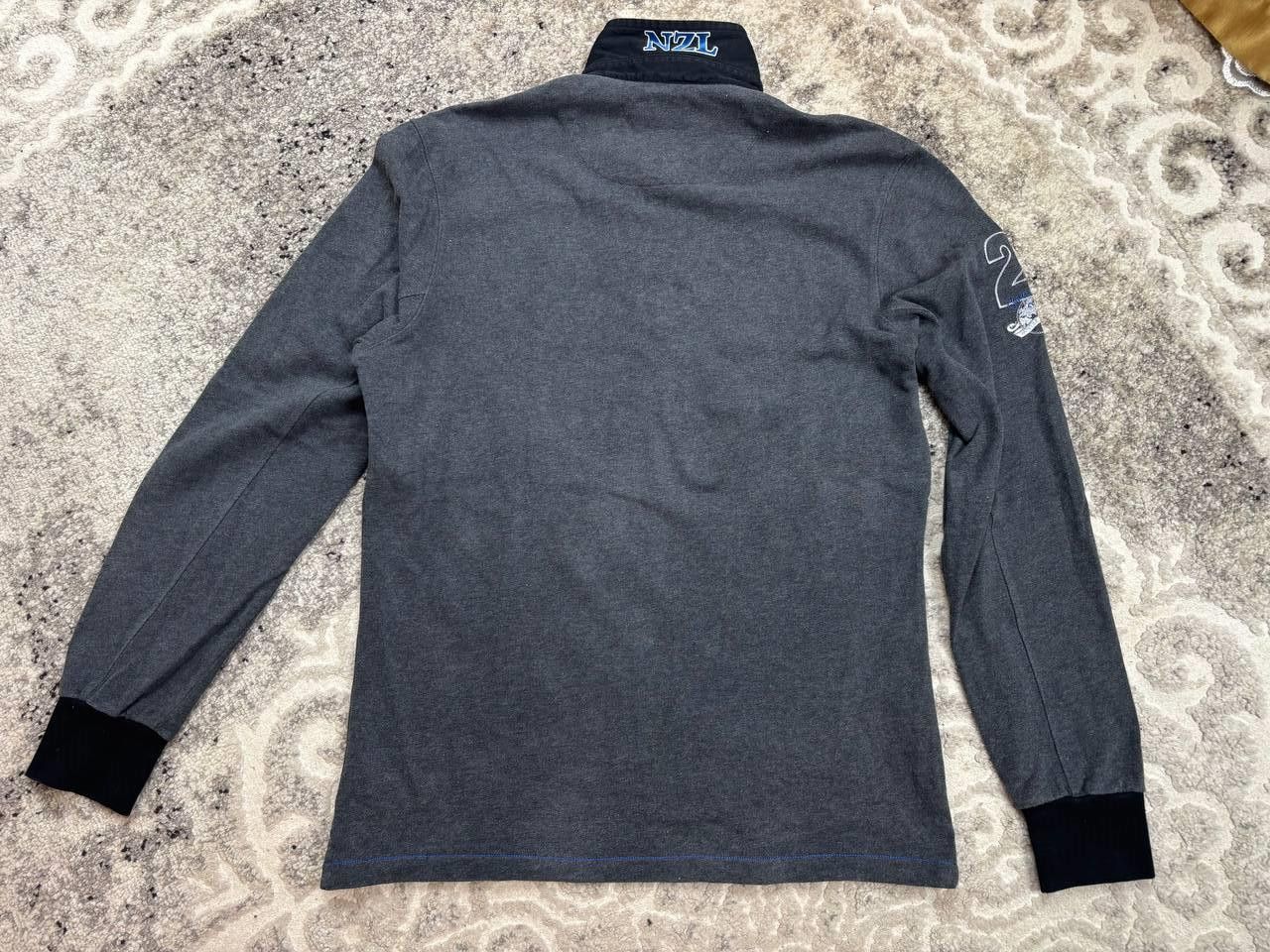 La Martina La Martina New Zealand Polo Team L/S Shirt Grey Size L Size US L / EU 52-54 / 3 - 8 Thumbnail