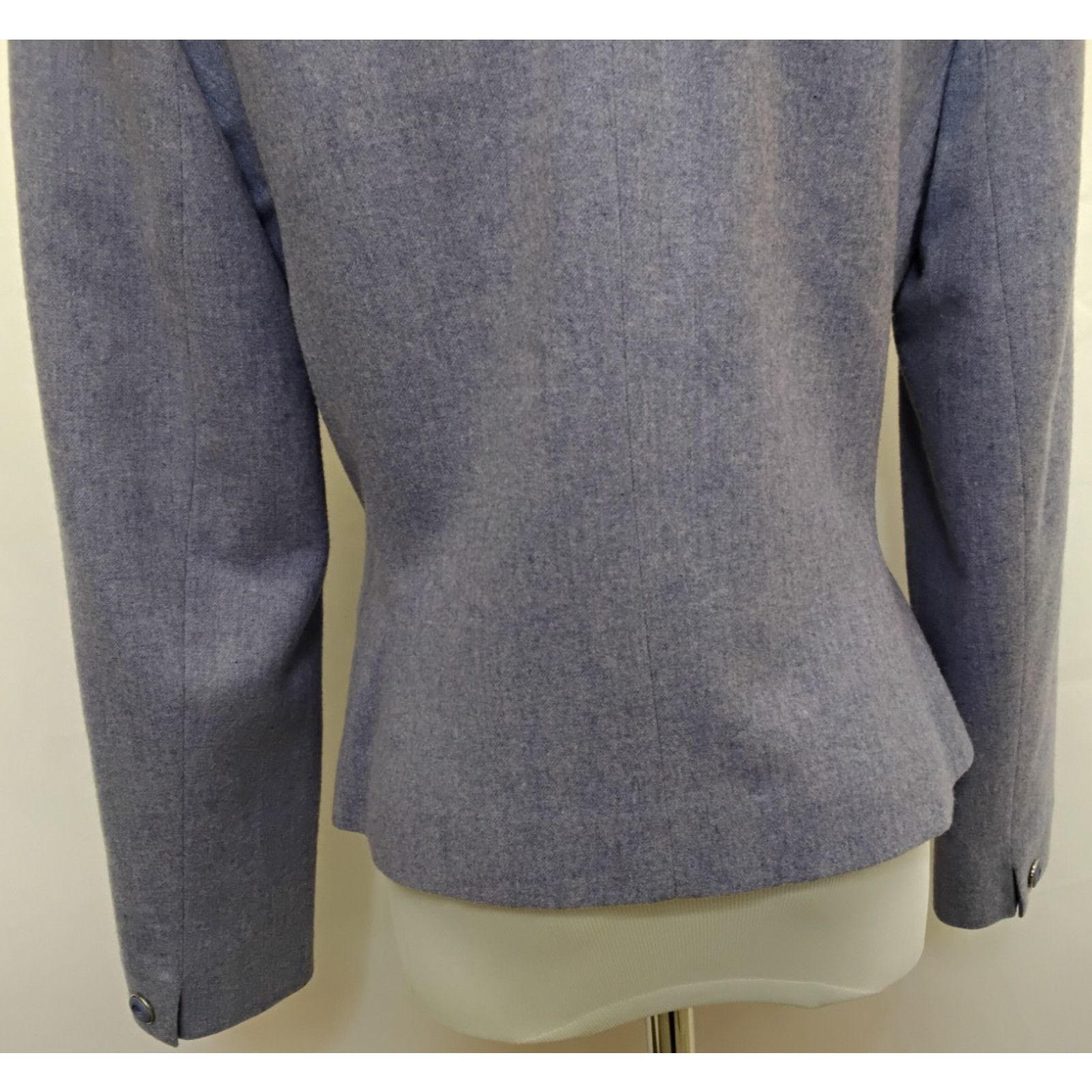 Pendleton Pendleton Cropped Blazer Women's 8 Periwinkle Vintage 80s Size M / US 6-8 / IT 42-44 - 8 Thumbnail