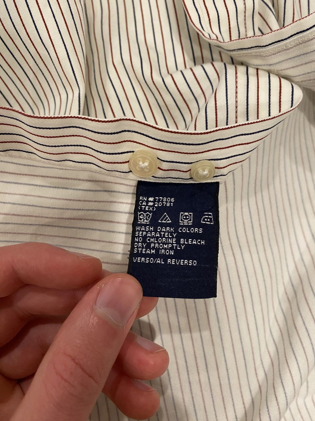Tommy Hilfiger Vintage Tommy Hilfiger Crest Button Up Shirt Size US L / EU 52-54 / 3 - 5 Thumbnail