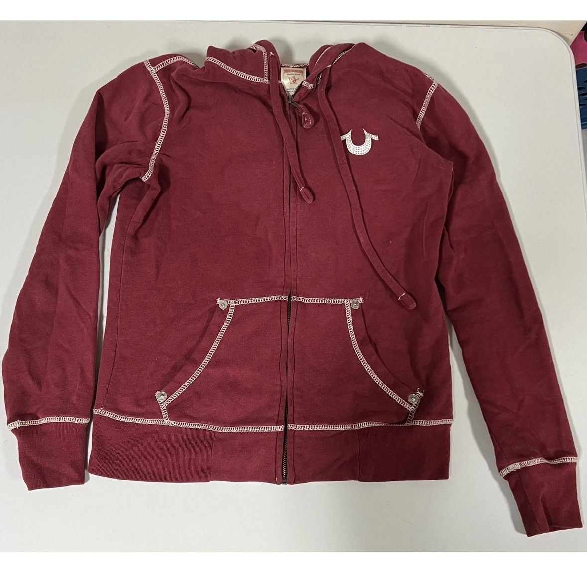 True Religion True Religion ‘True Crew 56’ Logo Sweatshirt Hoodie Size S♥️✨ Size S / US 4 / IT 40 - 5 Thumbnail