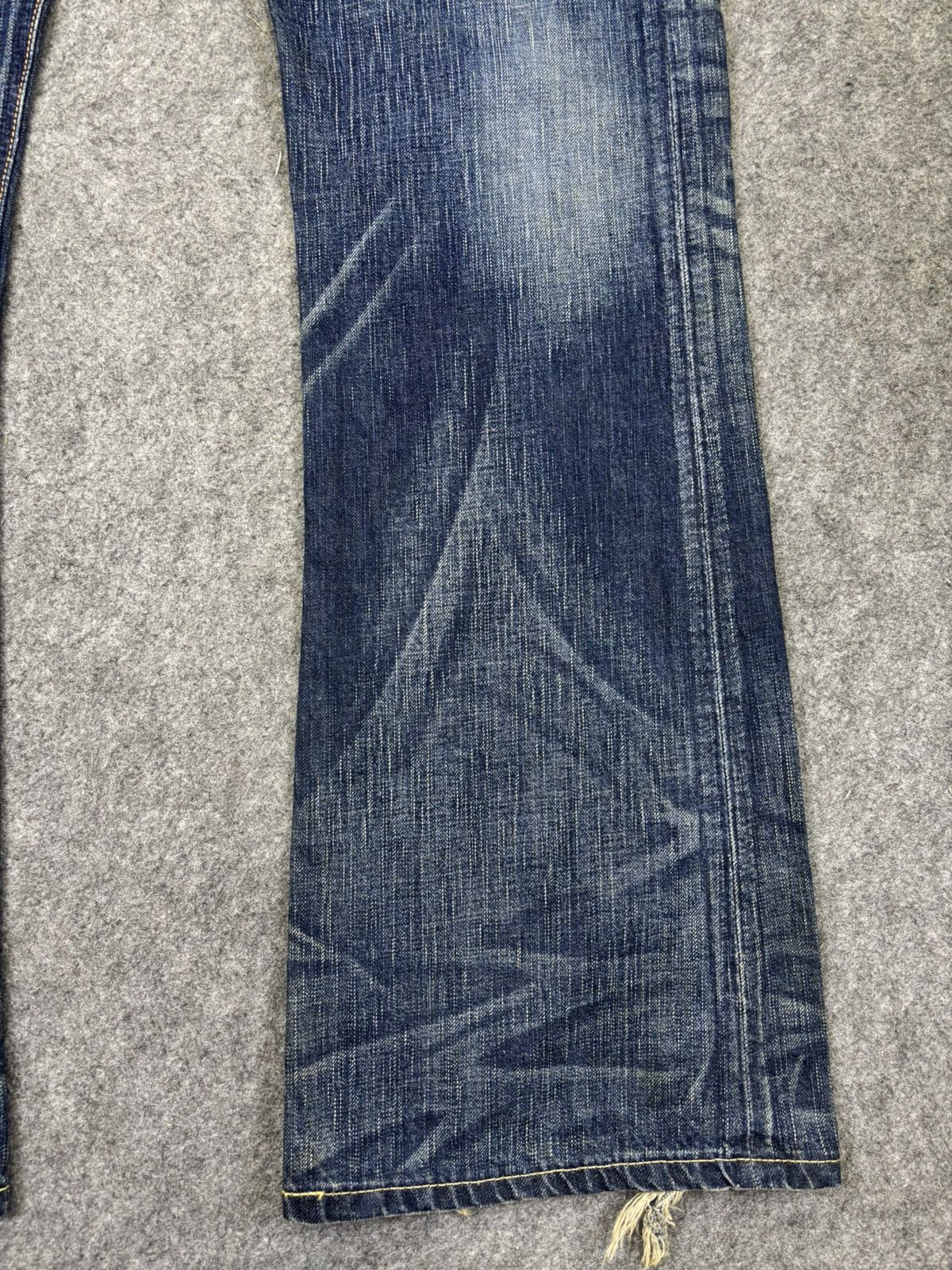 Edwin 💥Flare💥Edwin 503 Sick Fades Flare Denim K39 Size US 36 / EU 52 - 7 Thumbnail