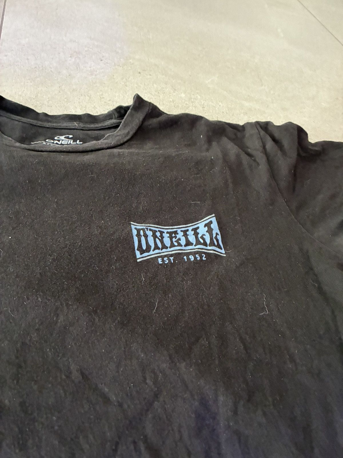 O'Neill O’Neill Black Graphic T-Shirt Medium Surf Logo Tee Size US M / EU 48-50 / 2 - 3 Thumbnail