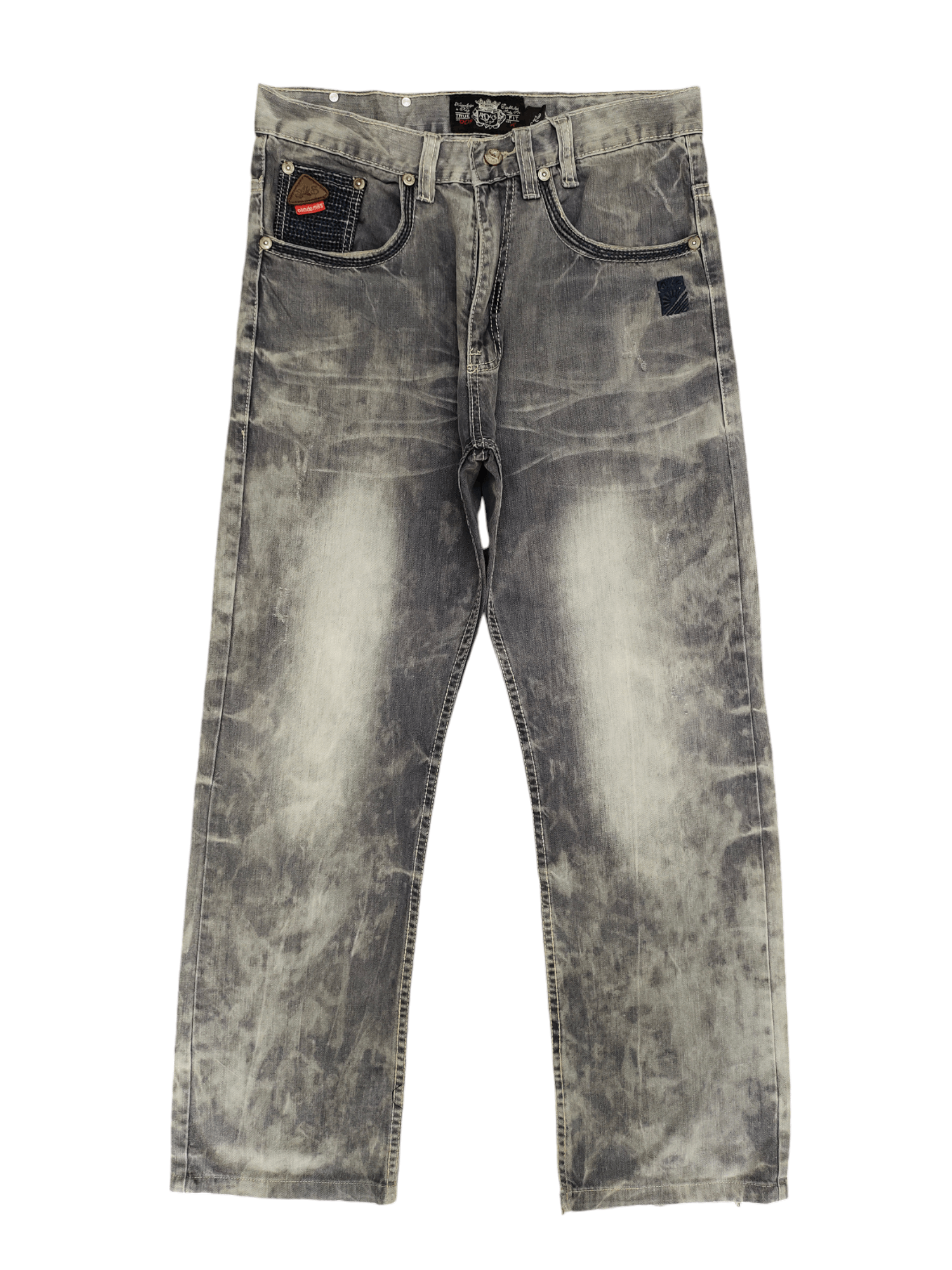 Baggy Jeans Akedamiks Acid Wash Denim Loose Leg Y2k Jnco