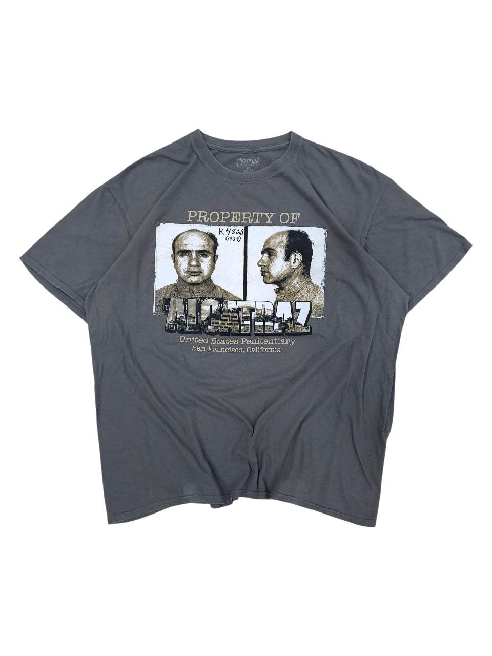 Other Y2K Al Capone 1939 Alcatraz Prison Mugshot Tee Size US XXL / EU 58 / 5 - 1 Thumbnail