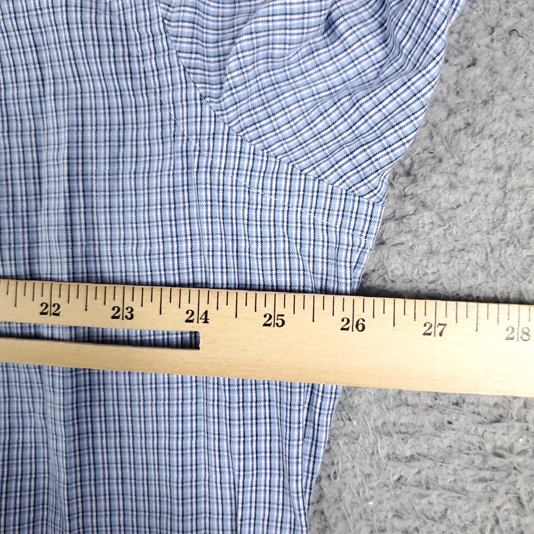 Ralph Lauren Ralph Lauren Shirt Mens 2XL Blue Plaid Button-Up Long Sleeve Cotton Polo Pony Casual Button-Down Mens Size US XXL / EU 58 / 5 - 6 Thumbnail