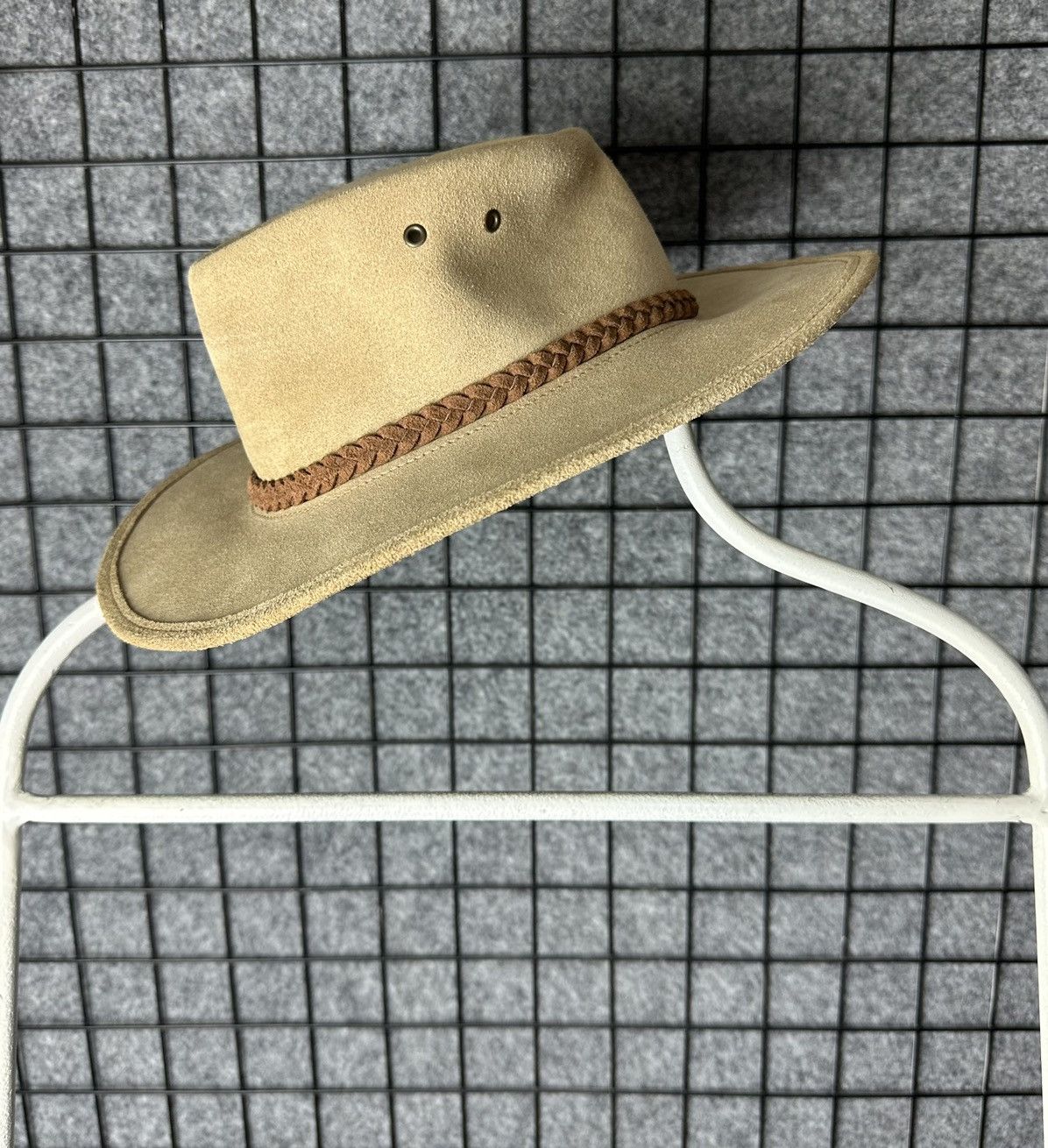 Genuine Leather Inkosi Vintage Genuine Leather Cowboy Hat Size S Size ONE SIZE - 3 Thumbnail