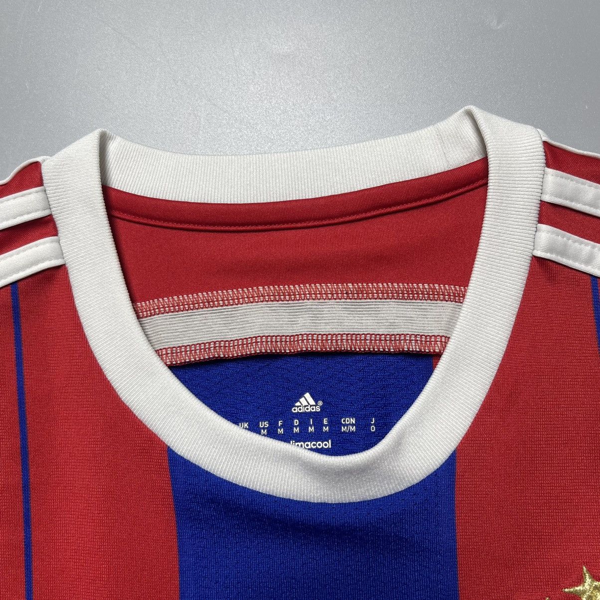 Vintage BAYERN ADIDAS 2014/2015 FOOTBALL HOME JERSEY #10 ROBBEN Size US M / EU 48-50 / 2 - 5 Thumbnail