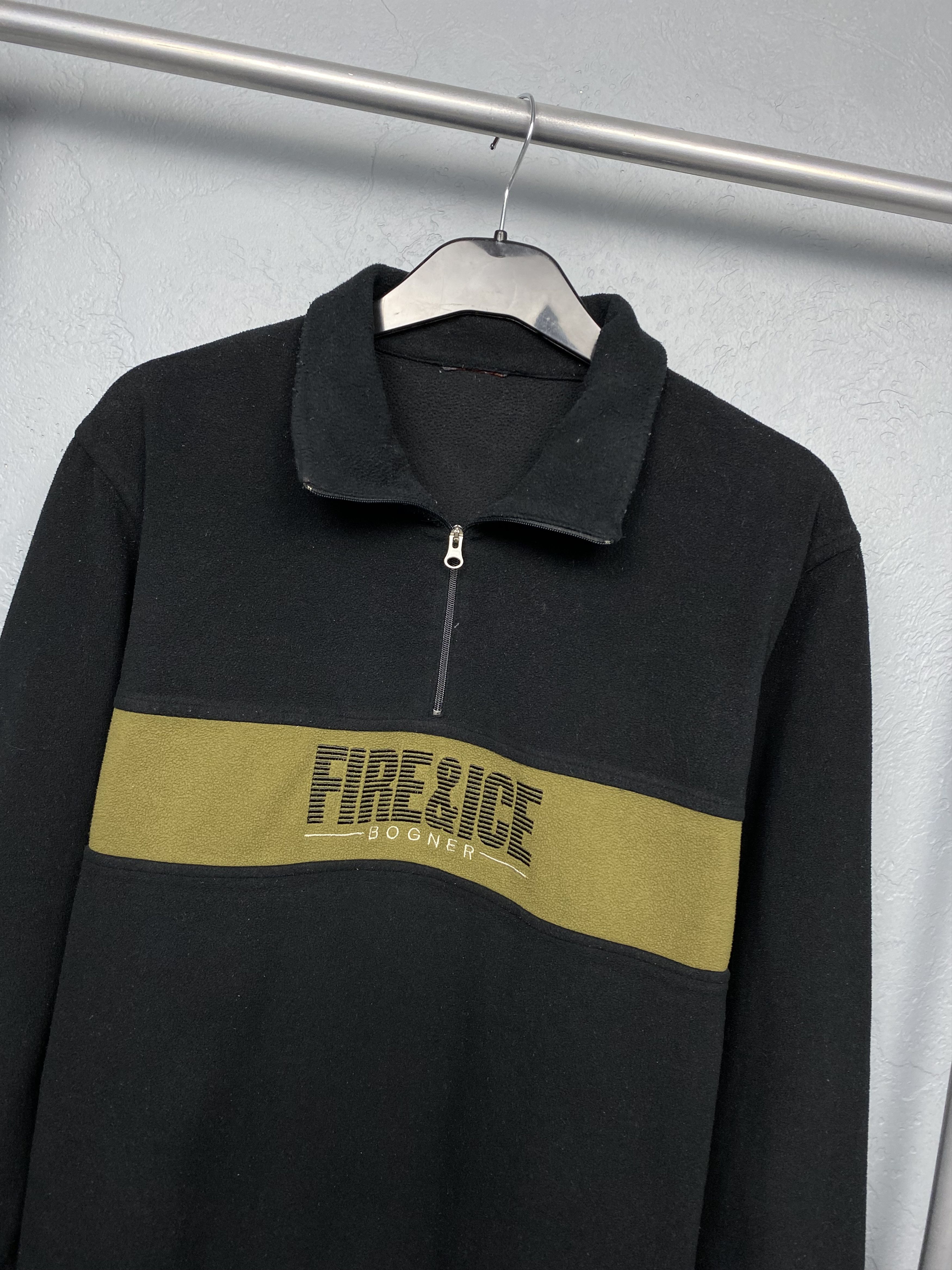 Bogner × Vintage Bogner Fire & Ice Vintage Mens 1\4 Quarter Zip Fleece Jacket Size US XL / EU 56 / 4 - 2 Thumbnail