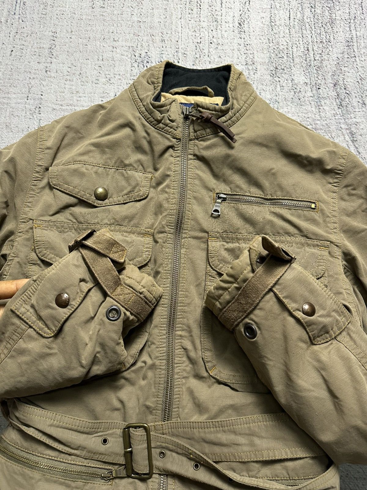 Polo Ralph Lauren × Ralph Lauren Polo Ralph Lauren Women Biker Jacket Size M / US 6-8 / IT 42-44 - 9 Thumbnail