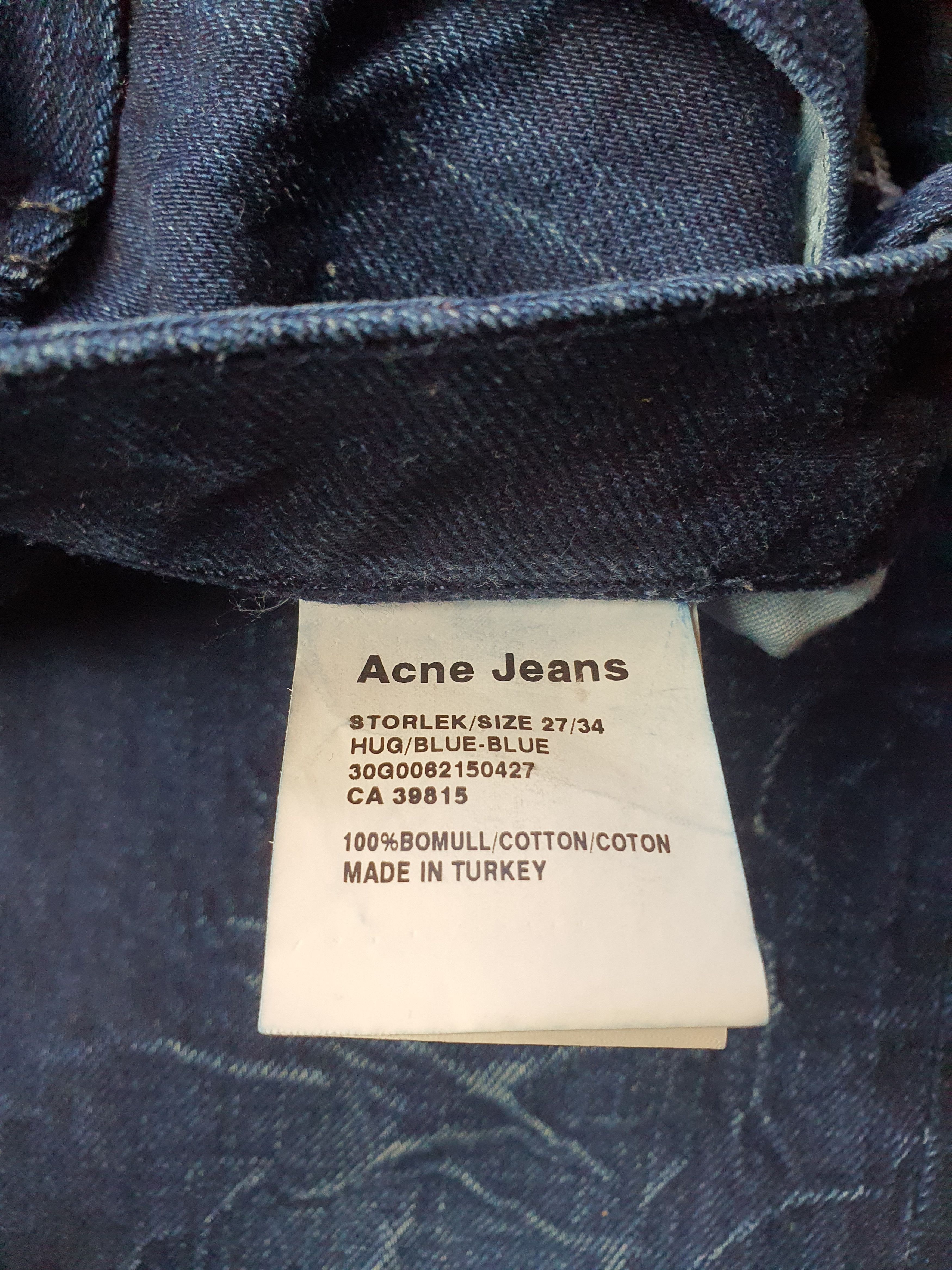 Acne Studios Acne Jeans Storlek 27/34 Size US 27 - 5 Thumbnail